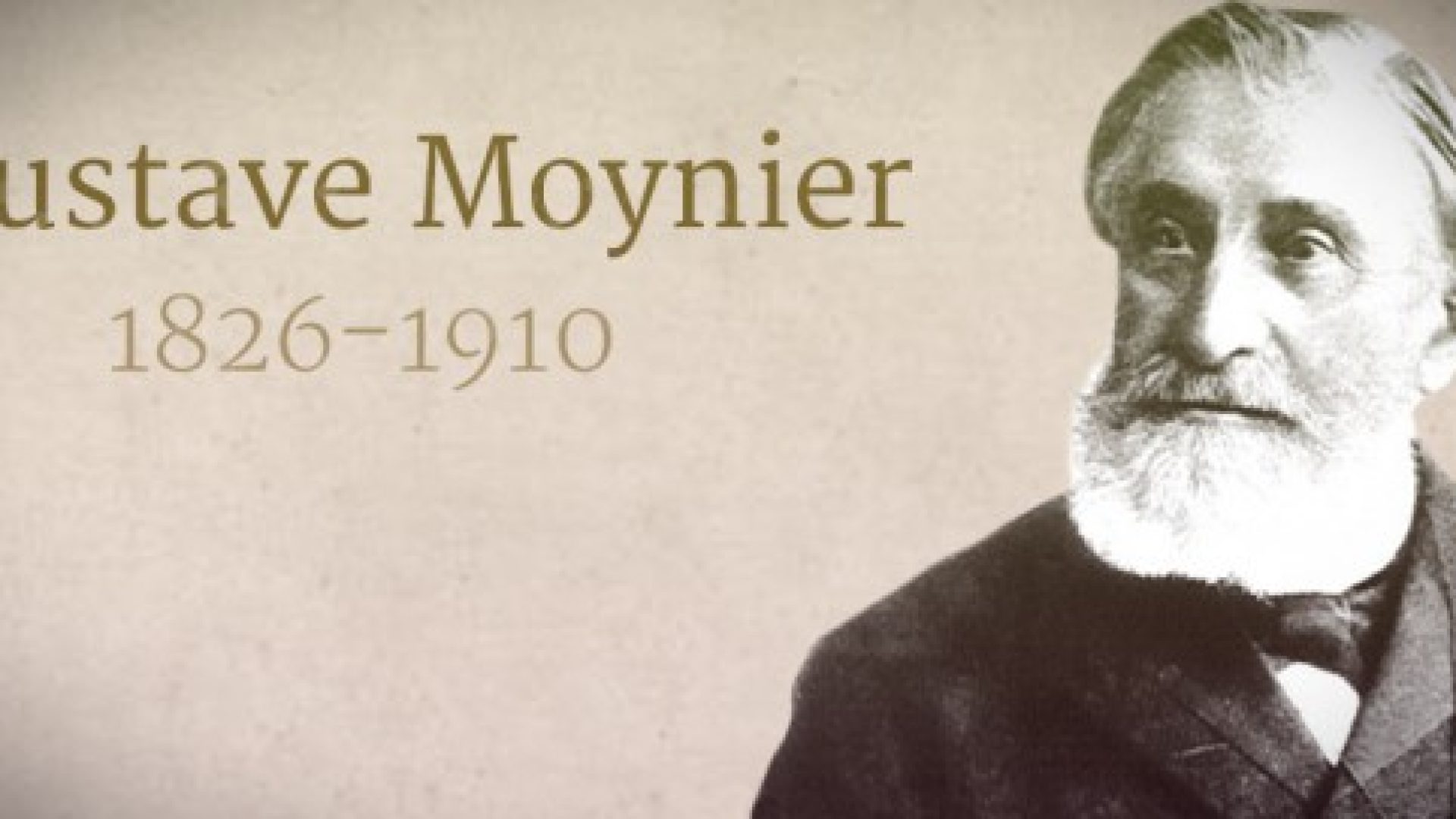 « Gustave Moynier (1826-1910) : architecte de la Croix-Rouge » par Jacques Blandenier