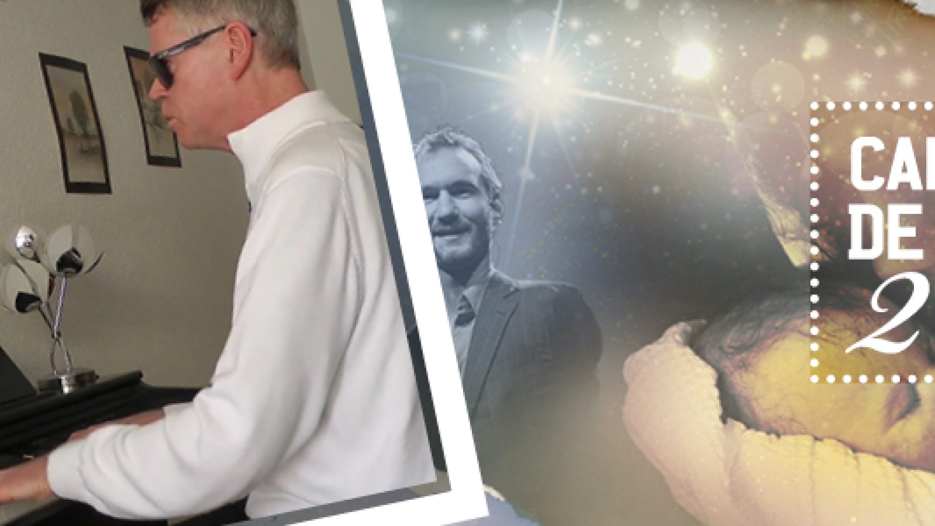 Aveugle, Daniel Bueche chante la gloire et le soutien de Dieu