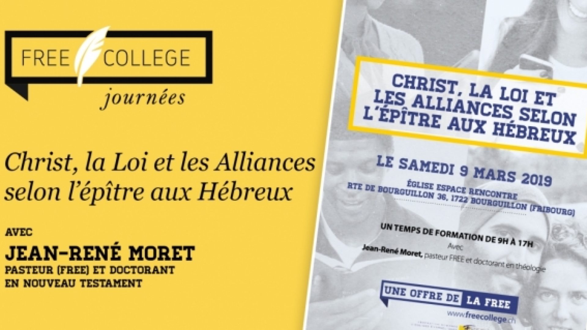 «Epître aux Hébreux : l’humanité entre réalité présente et espérance» par Jean-René Moret