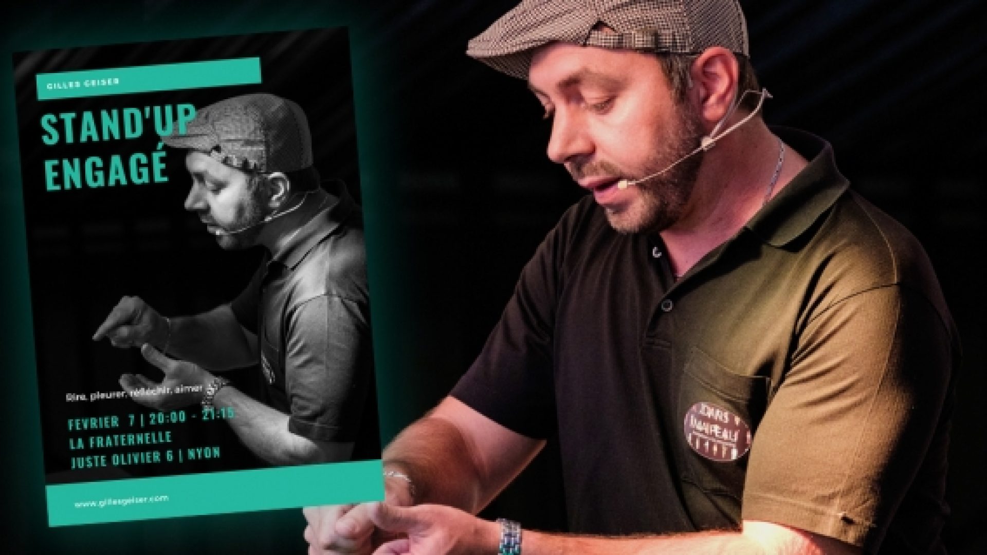 Le pasteur Gilles Geiser fait son stand-up !