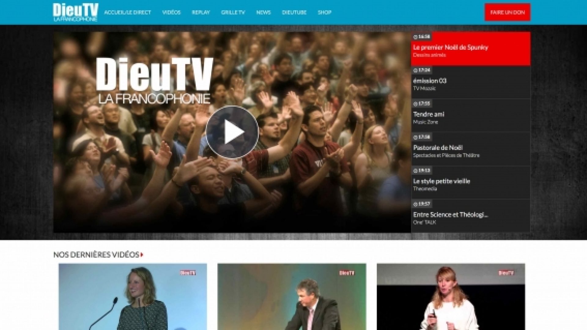 DieuTV relance son application