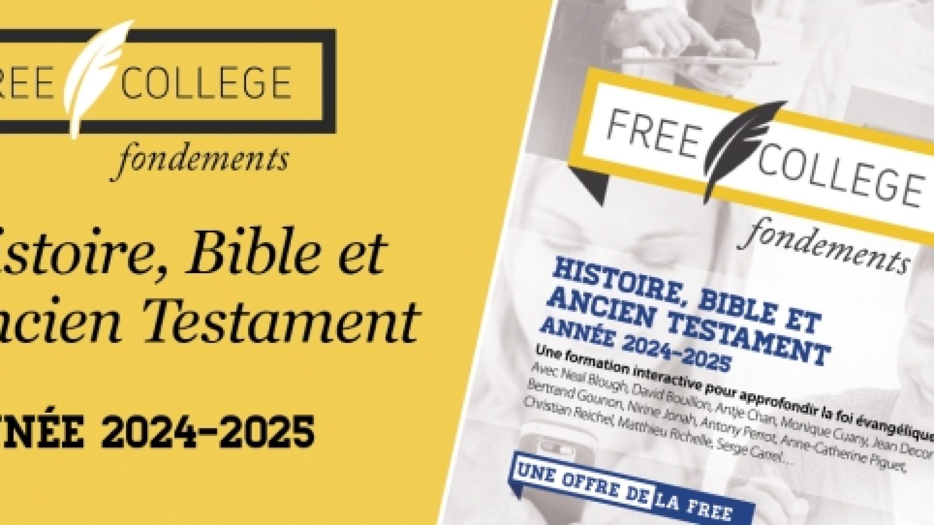 FREE COLLEGE fondements 24-25: deux anciens étudiants détaillent leur parcours