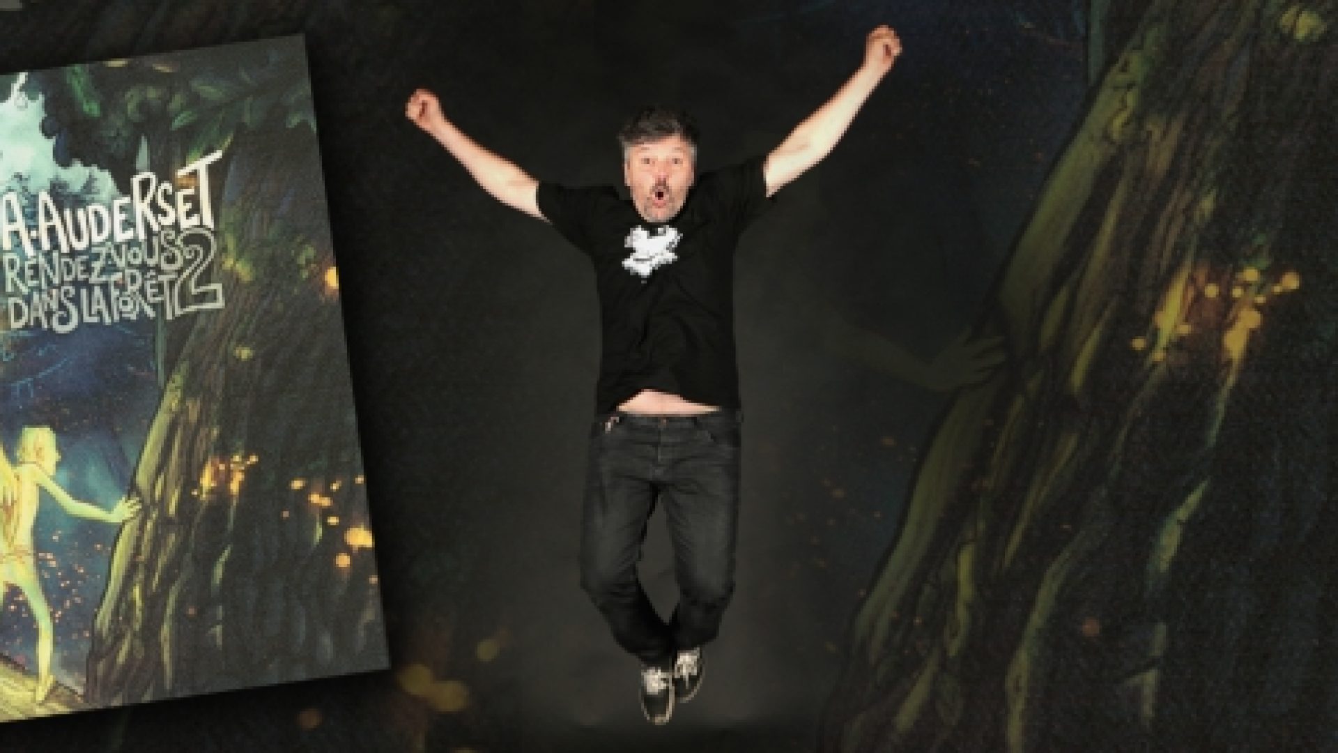 Alain Auderset à Yverdon-les-Bains pour parler de son expérience dans la forêt et de sa nouvelle BD