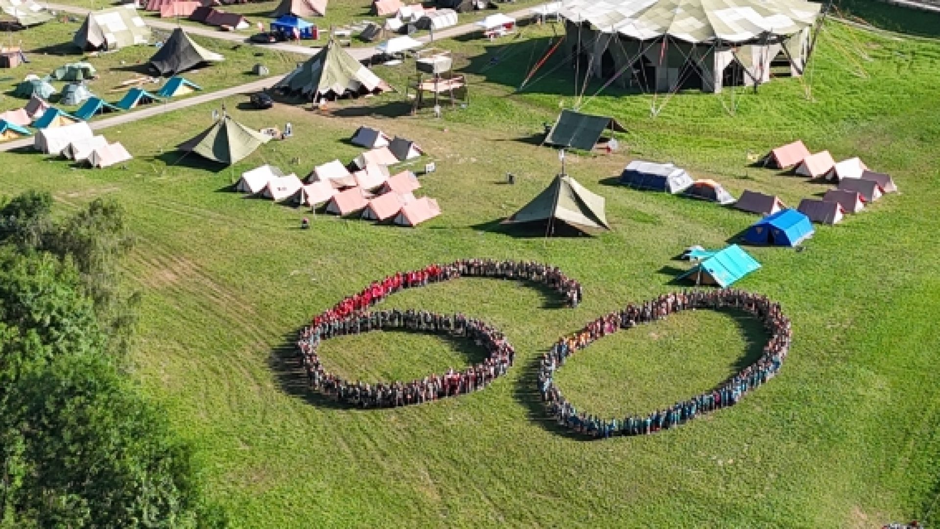 Un camp XXL pour les 60 ans des Flambeaux de l’Évangile