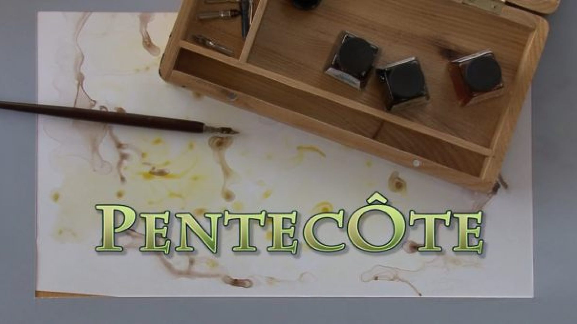 Pentecôte (texte biblique et dessins) (Actes 2.1-13)