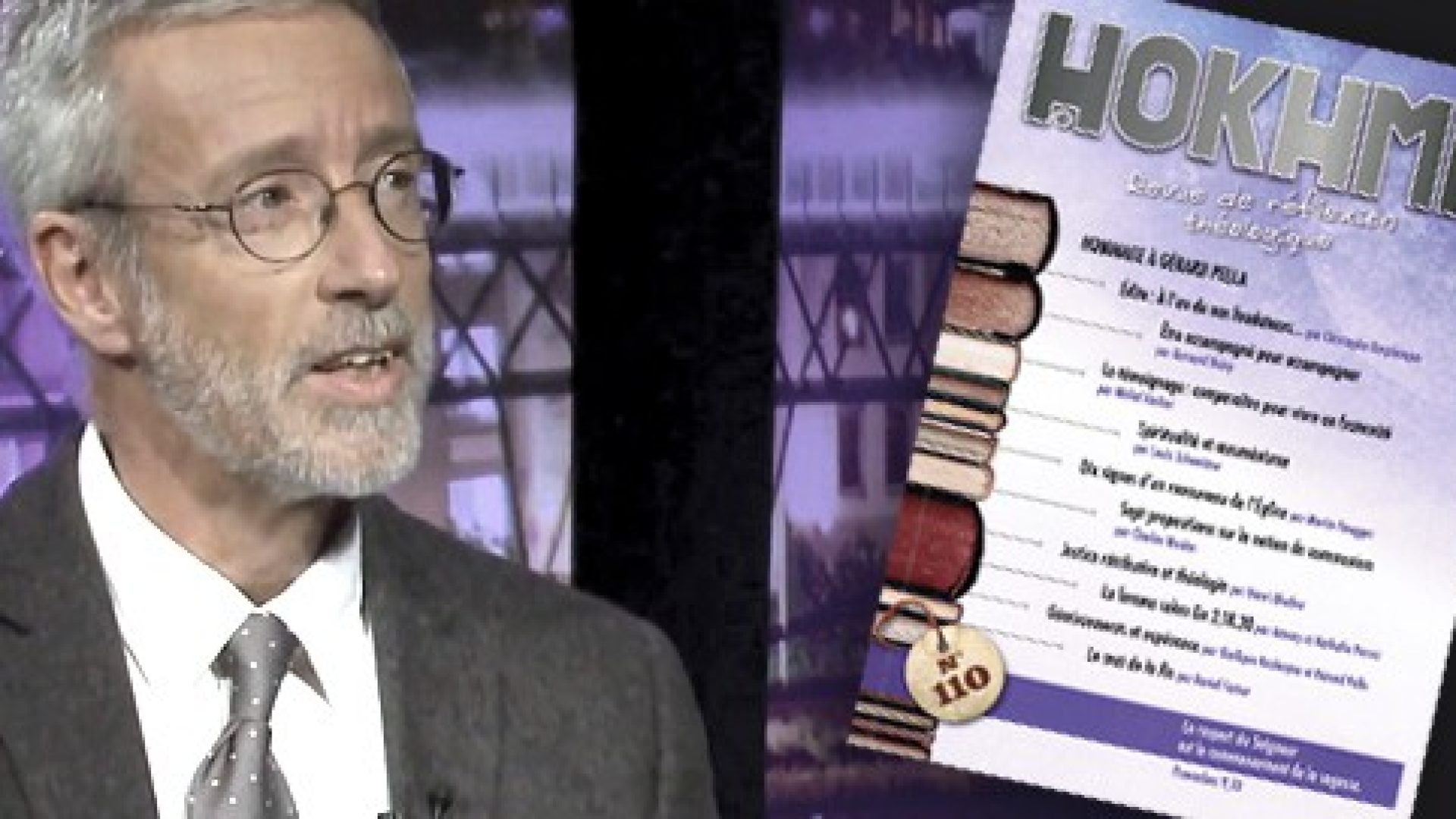 A l’occasion de ses 40 ans, la revue théologique «Hokhma» honore le pasteur Gérard Pella