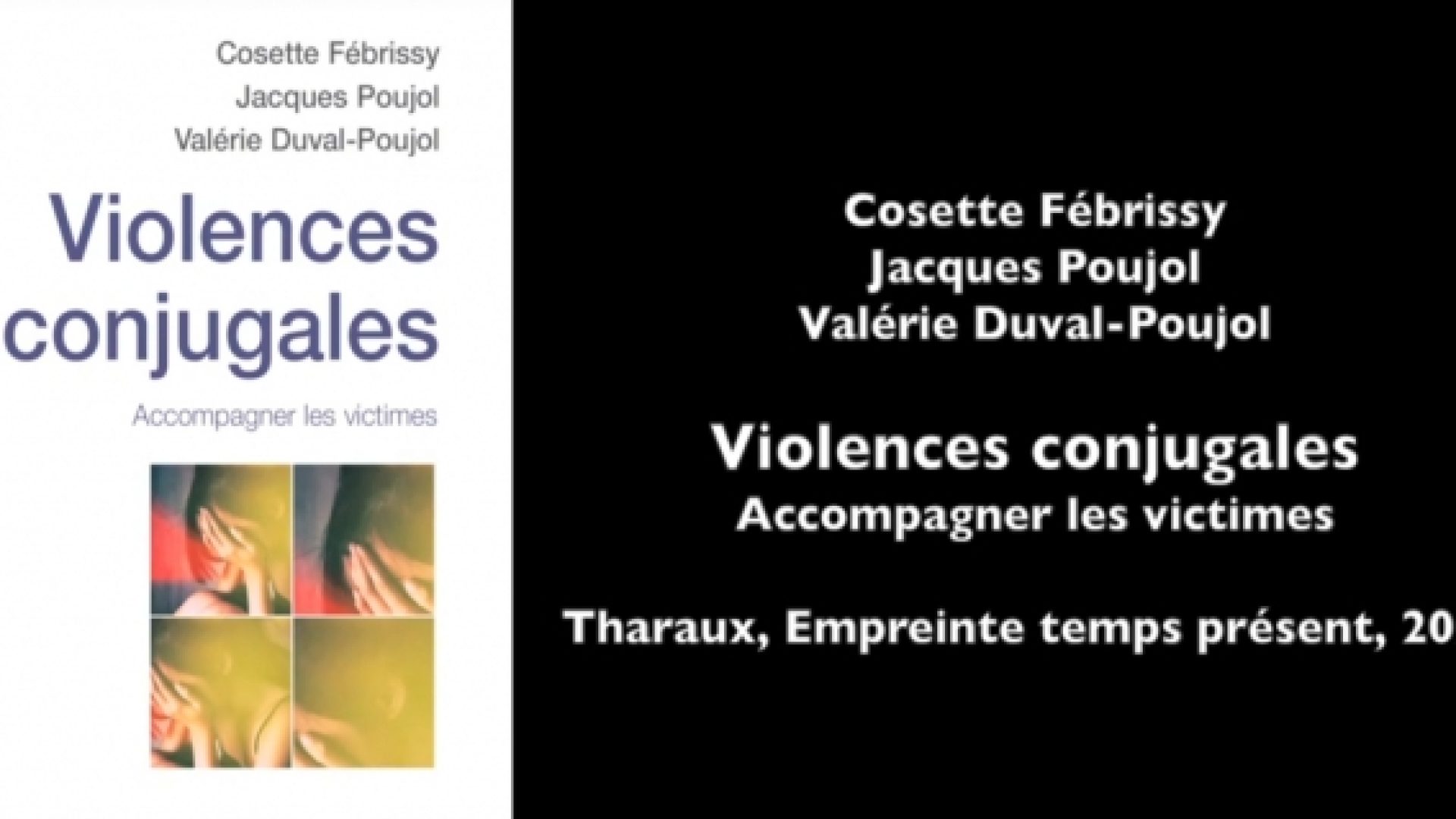 Violences conjugales : les Eglises devraient être aux avant-postes de la lutte selon Valérie Duval-Poujol et Jacques Poujol (avec deux vidéos)