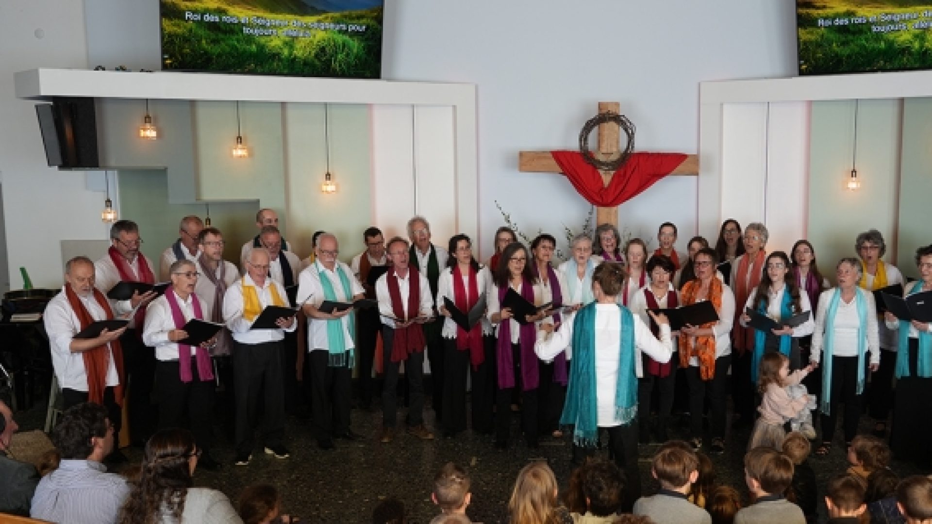 Lavigny: une célébration de Pâques préparée depuis des mois par toutes les générations