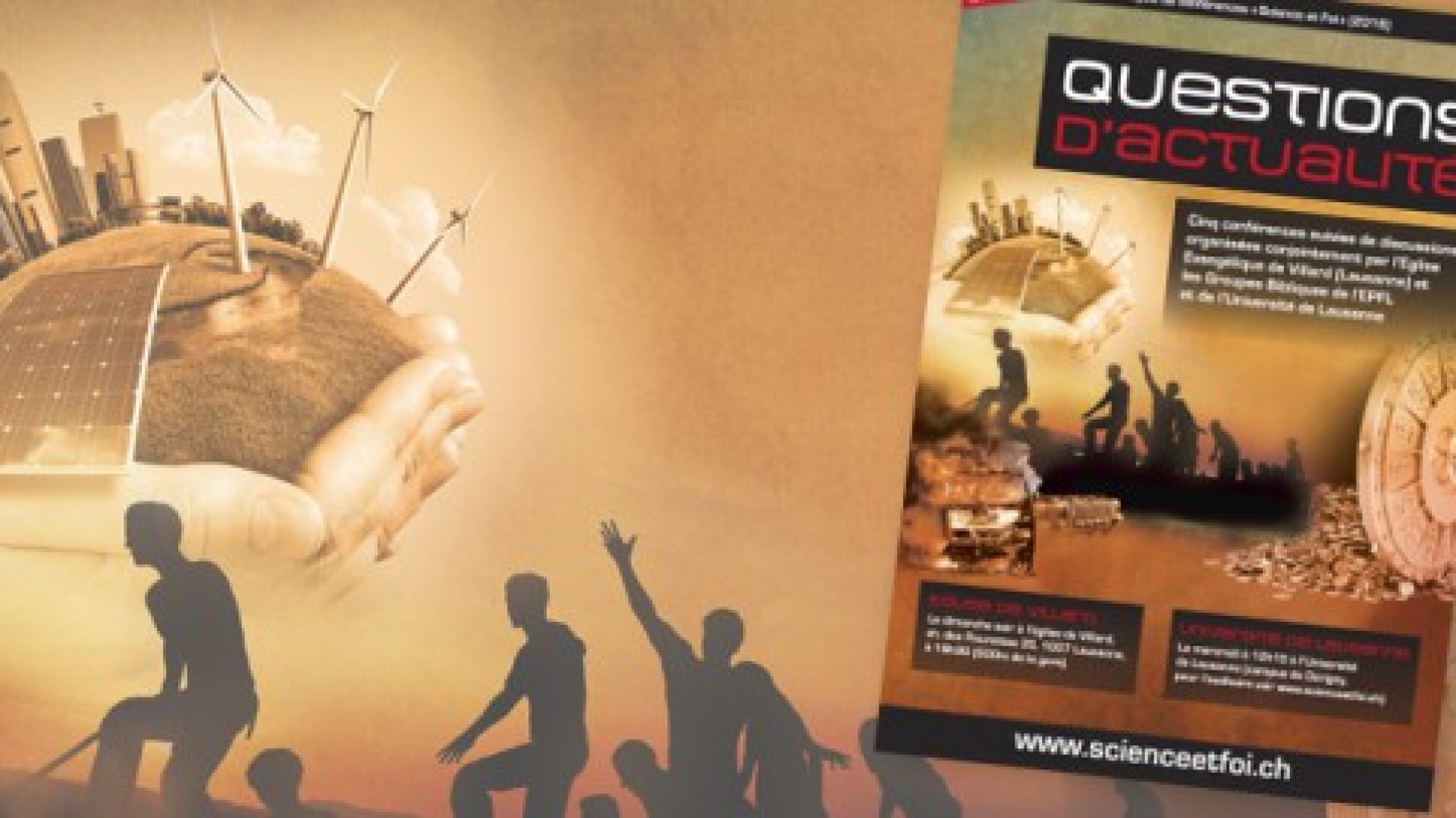 La crise migratoire, les changements environnementaux globaux, la terreur spectacle…: 5 conférences Science et foi cet automne à l’Eglise de Villard (Lausanne) et au GBEU