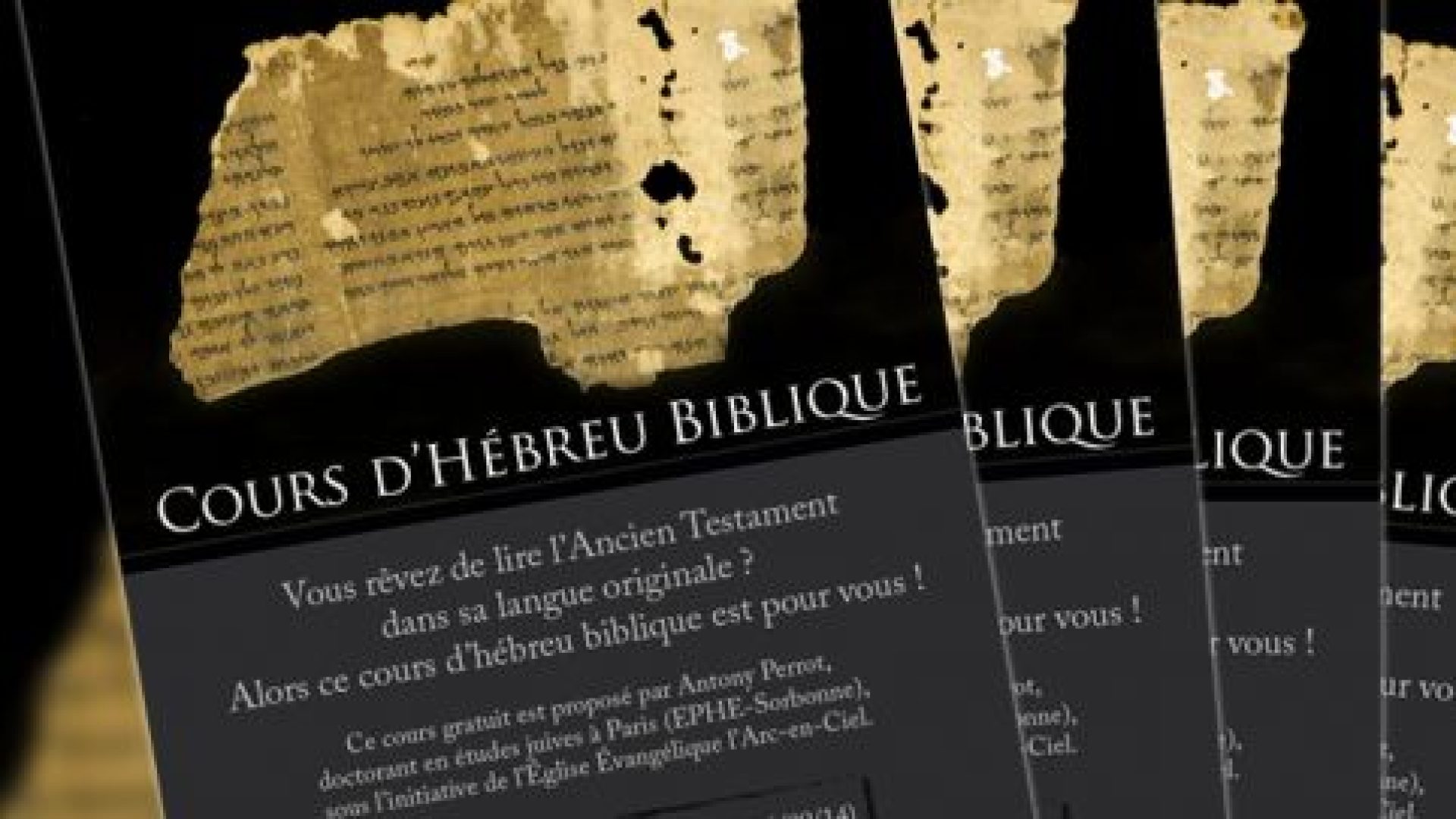 Un cours d’hébreu biblique pour débutants à l’Arc-en-ciel à Gland