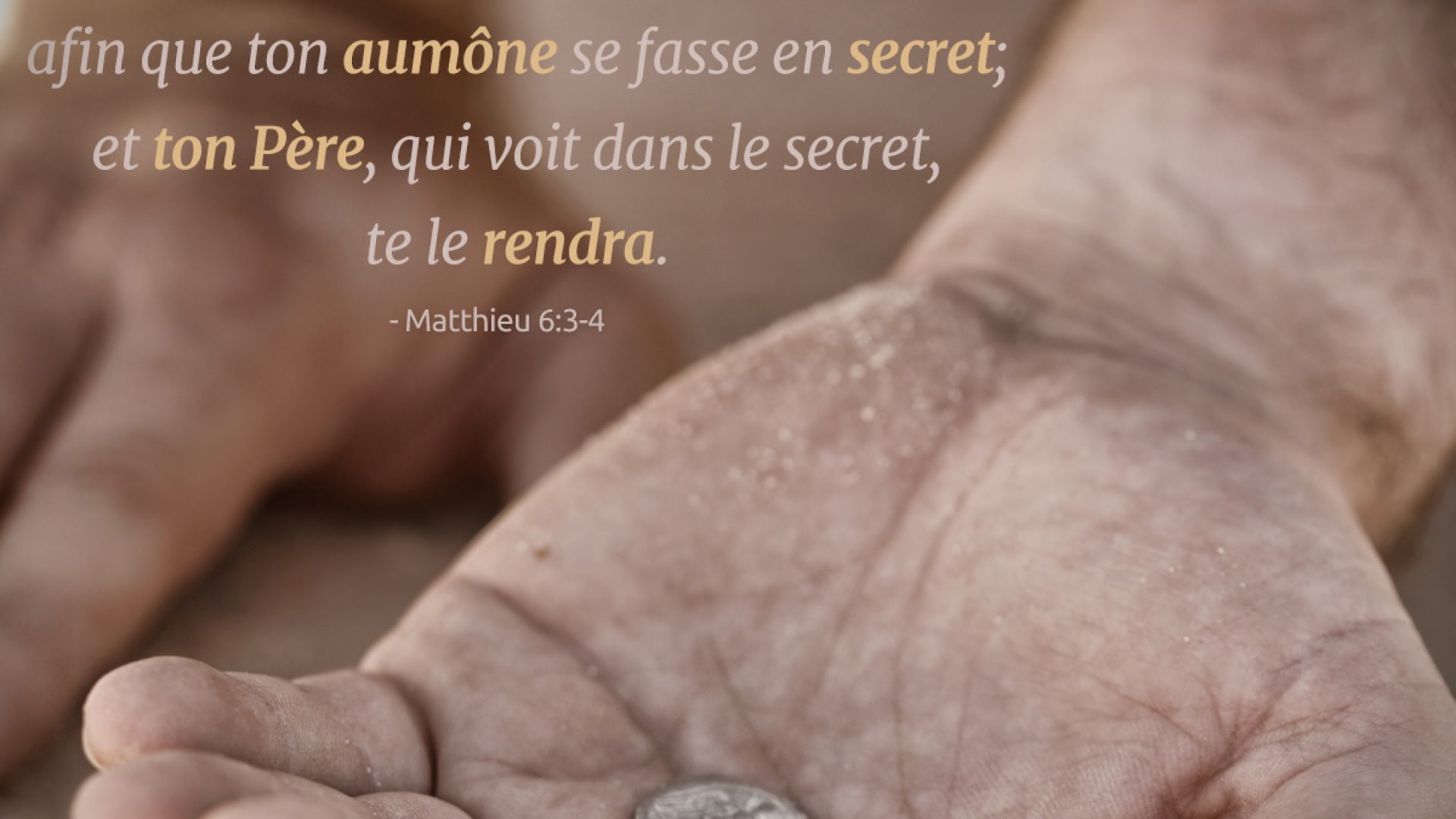 Générosité – lundi 23 mars