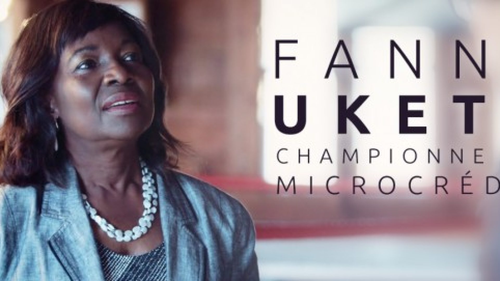 Fanny Ukety, une championne du microcrédit, à la cathédrale de Lausanne le 6 décembre