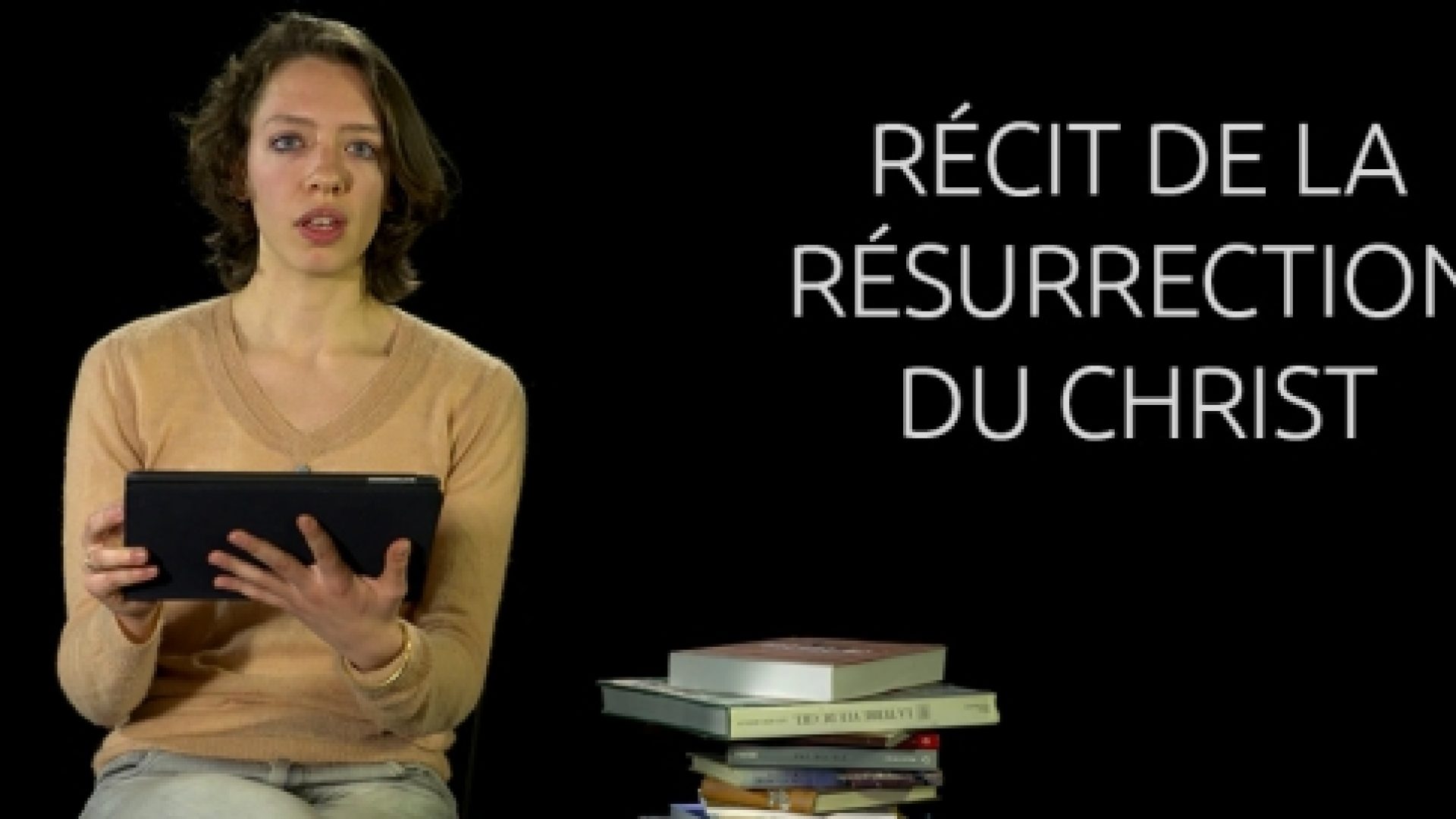 Le récit de la résurrection du Christ lu par une cantatrice-comédienne (Marc 16.1-20)