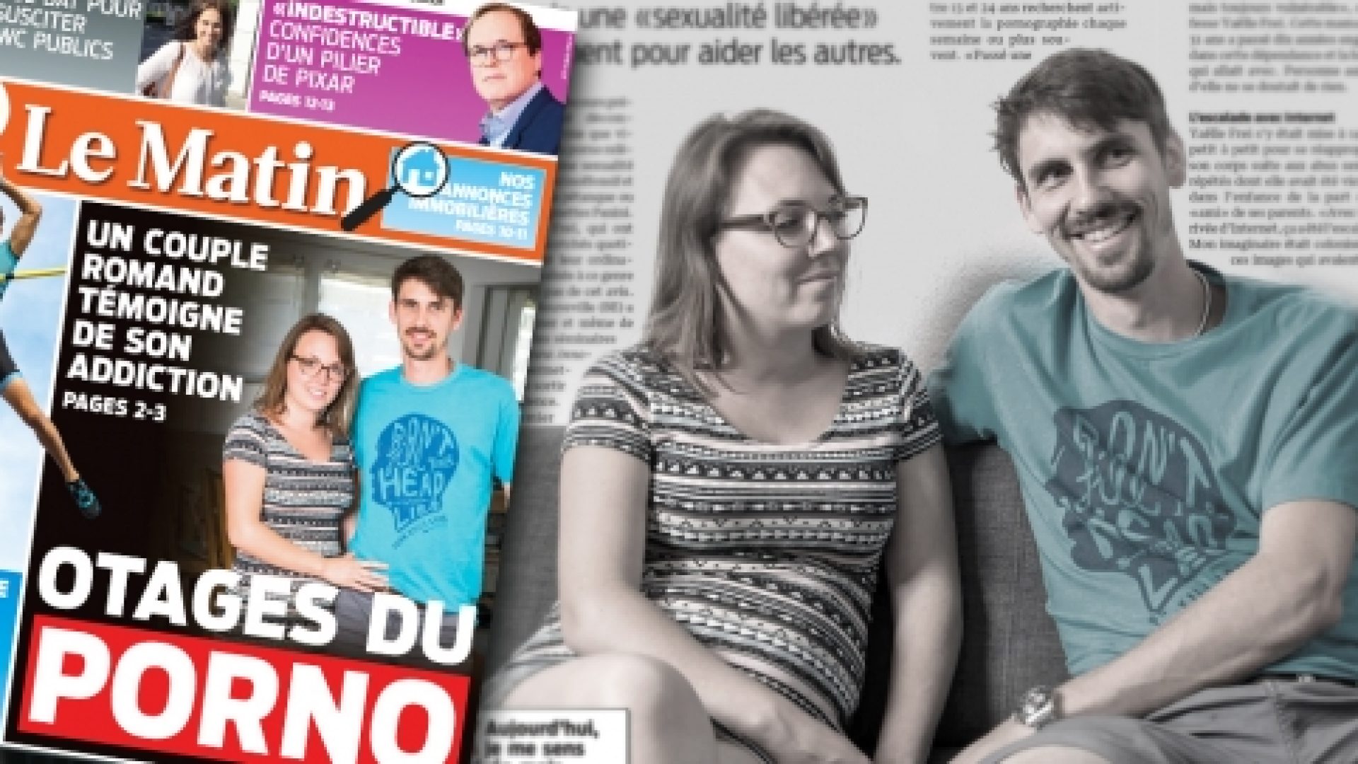 Nicolas et Yaëlle Frei font la une du « Matin »