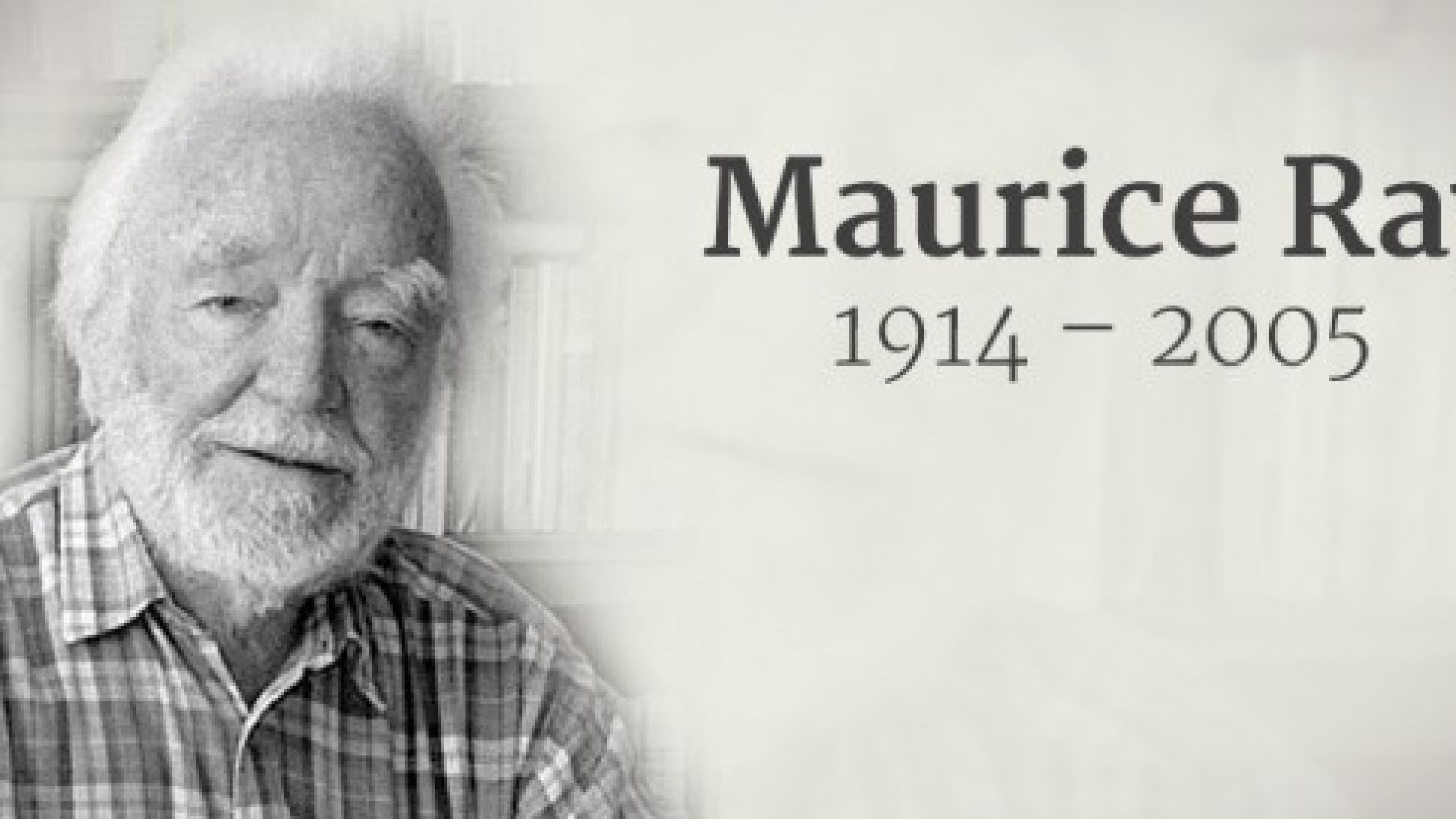 « Maurice Ray (1914-2005) : ‘Il n’y a pas de vie sans relations’ » par Gabrielle Desarzens