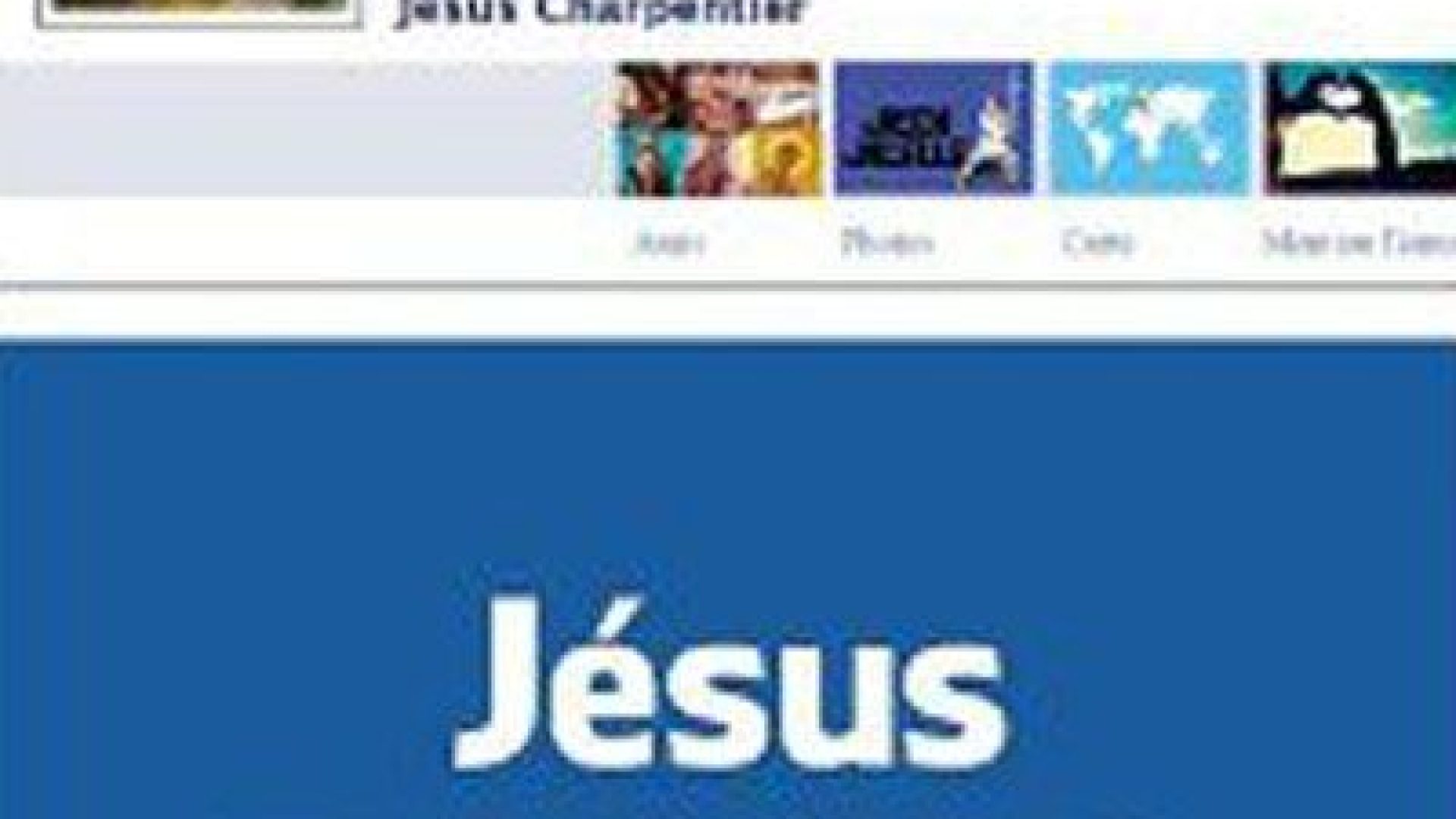 Jésus sur Faithbook!