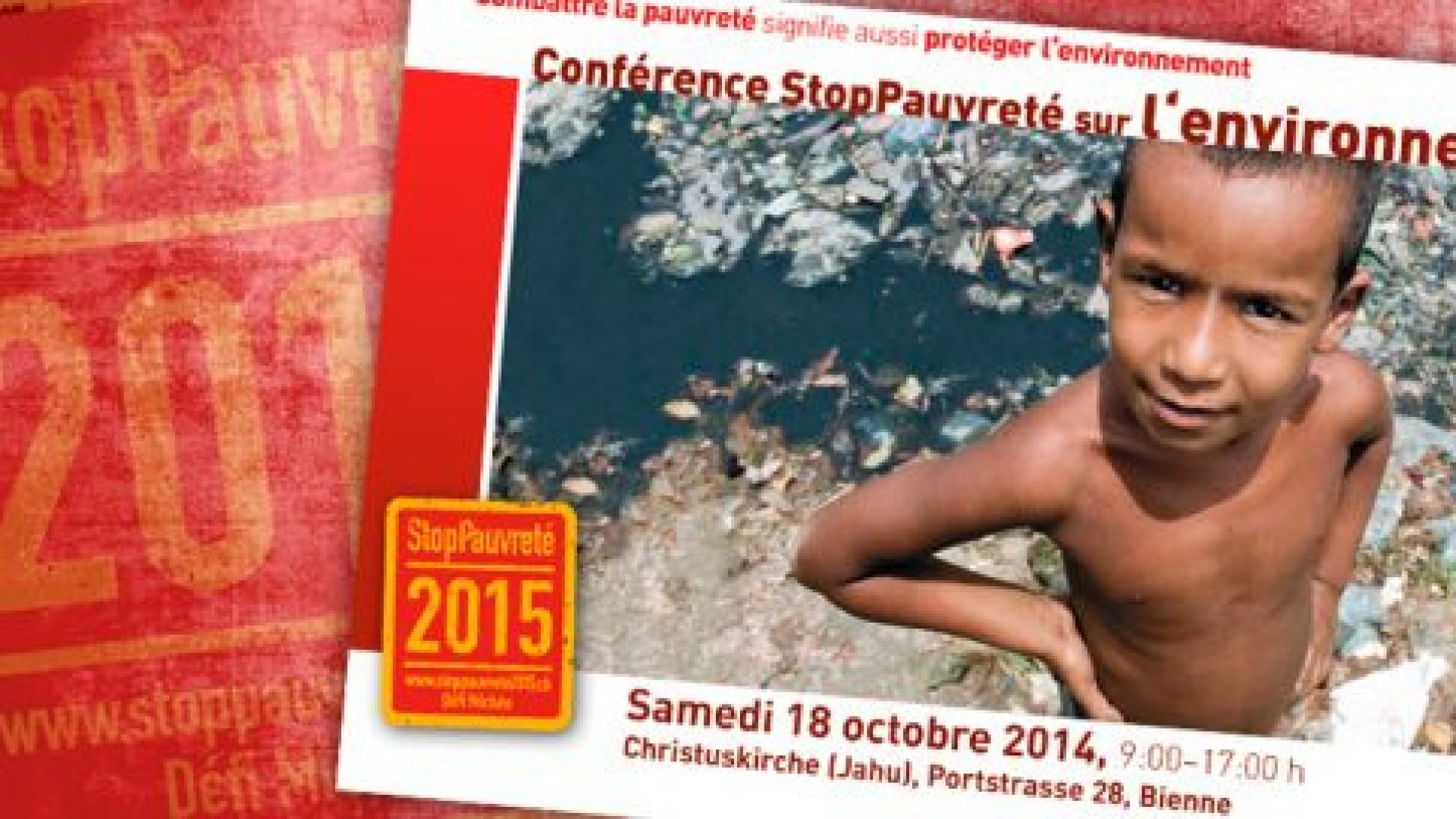 Conférence StopPauvreté le 18 octobre : protection de l'environnement et solidarité envers les pauvres