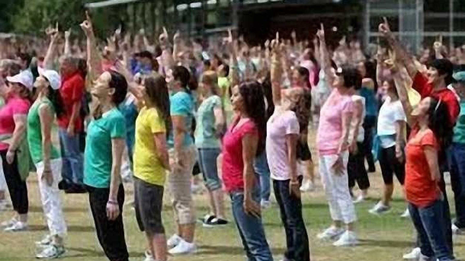 Flashmob dimanche de Pâques sur la Place fédérale
