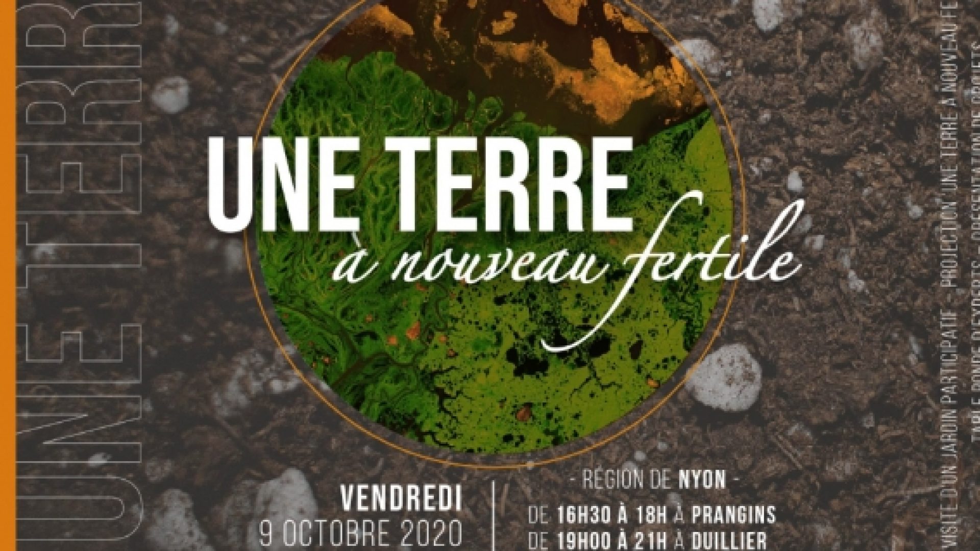 Vendredi 9 octobre: «Une terre à nouveau fertile» avec StopPauvreté