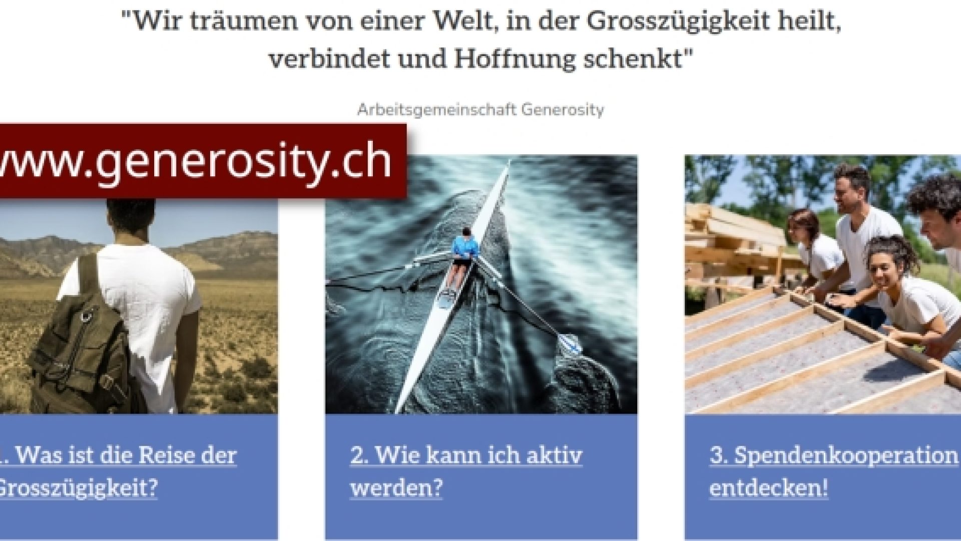 Promouvoir une culture de la générosité