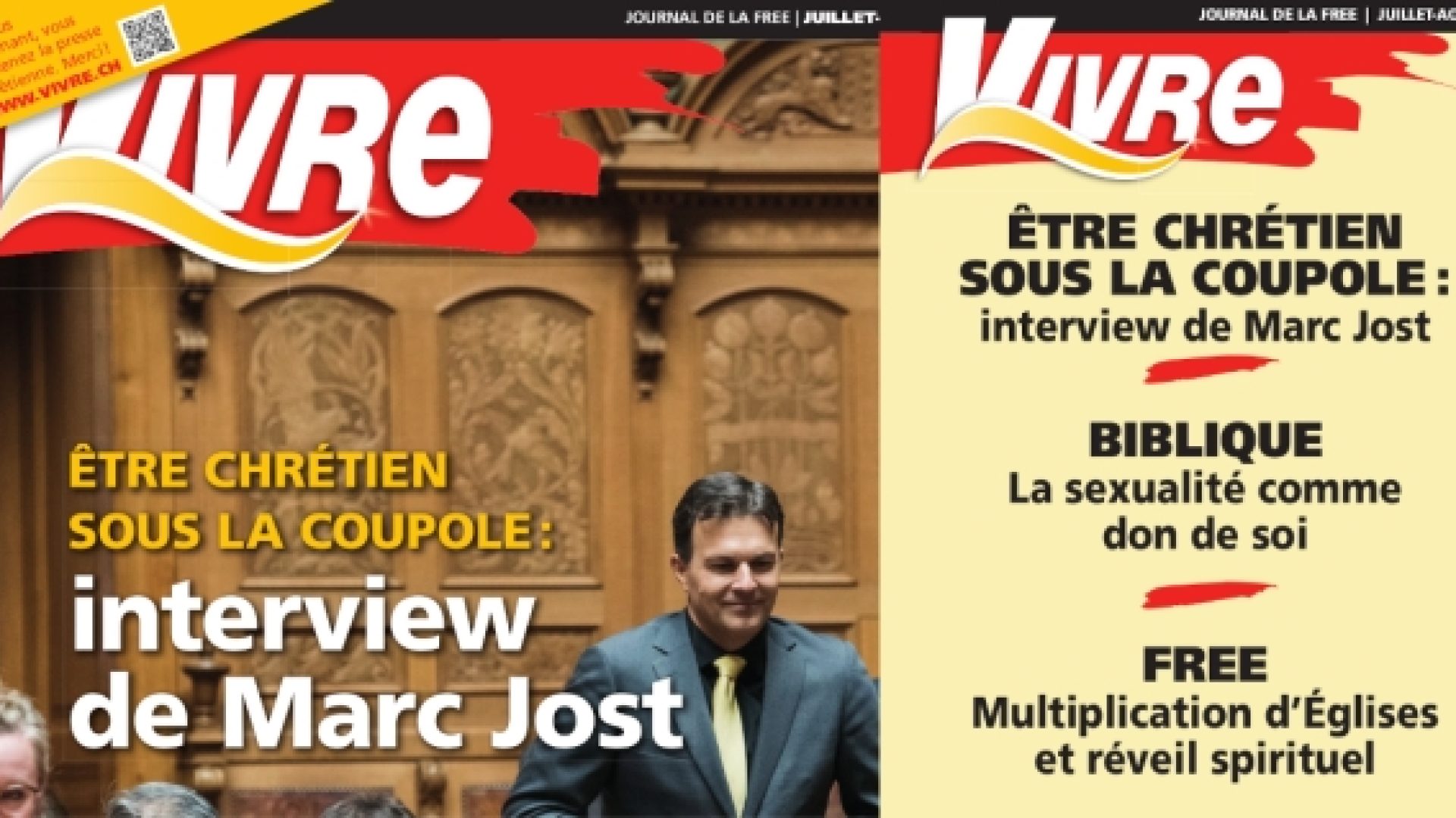 Le dernier numéro du journal Vivre est arrivé
