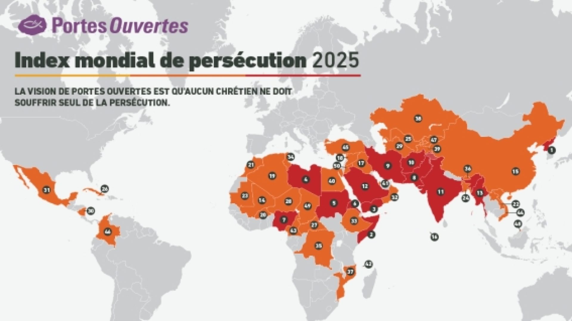 Monde: Malgré la persécution, l'Eglise se multiplie dans l'ombre