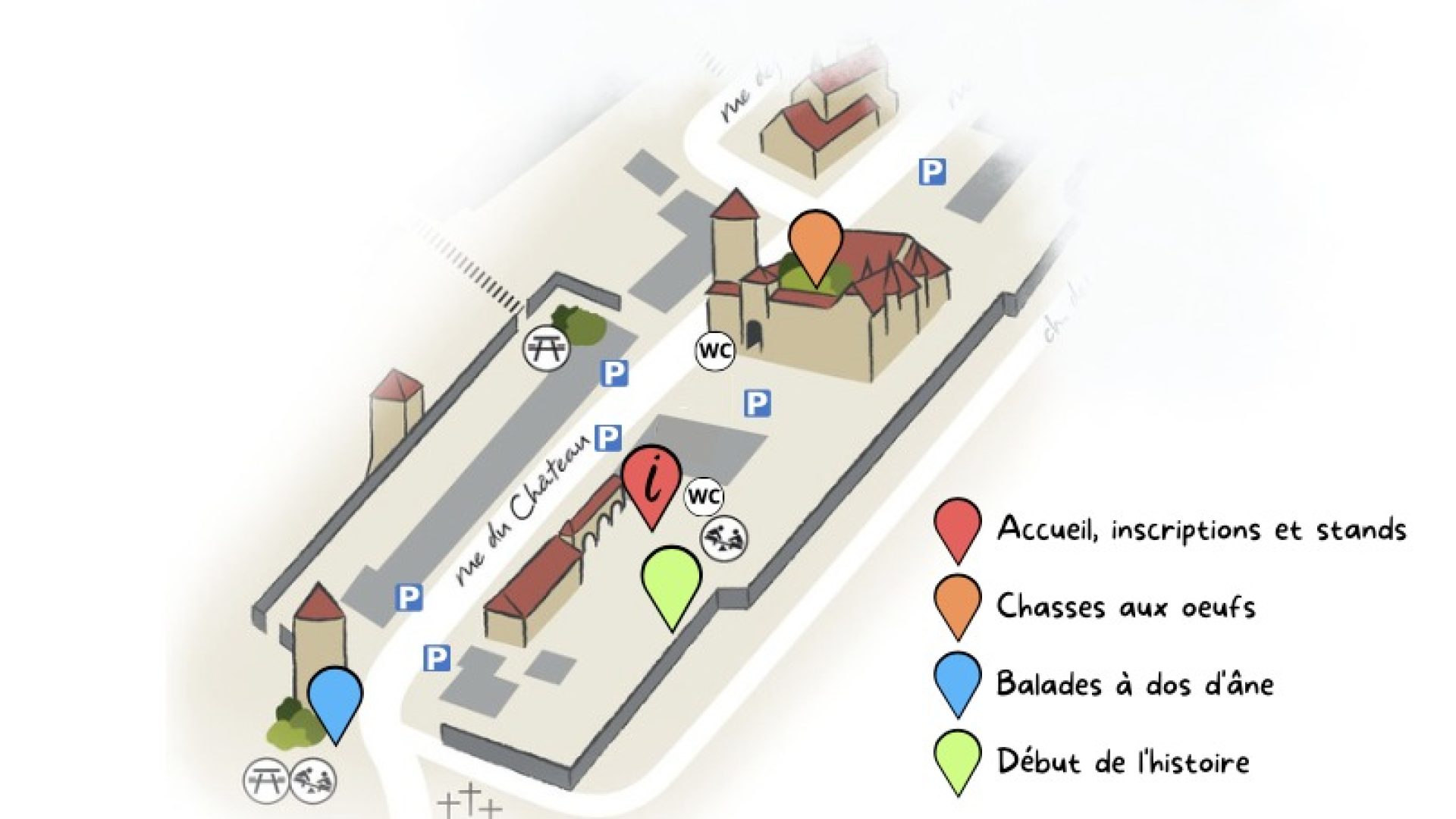 Sixième Chasse aux œufs de Romont, à l’occasion de Pâques