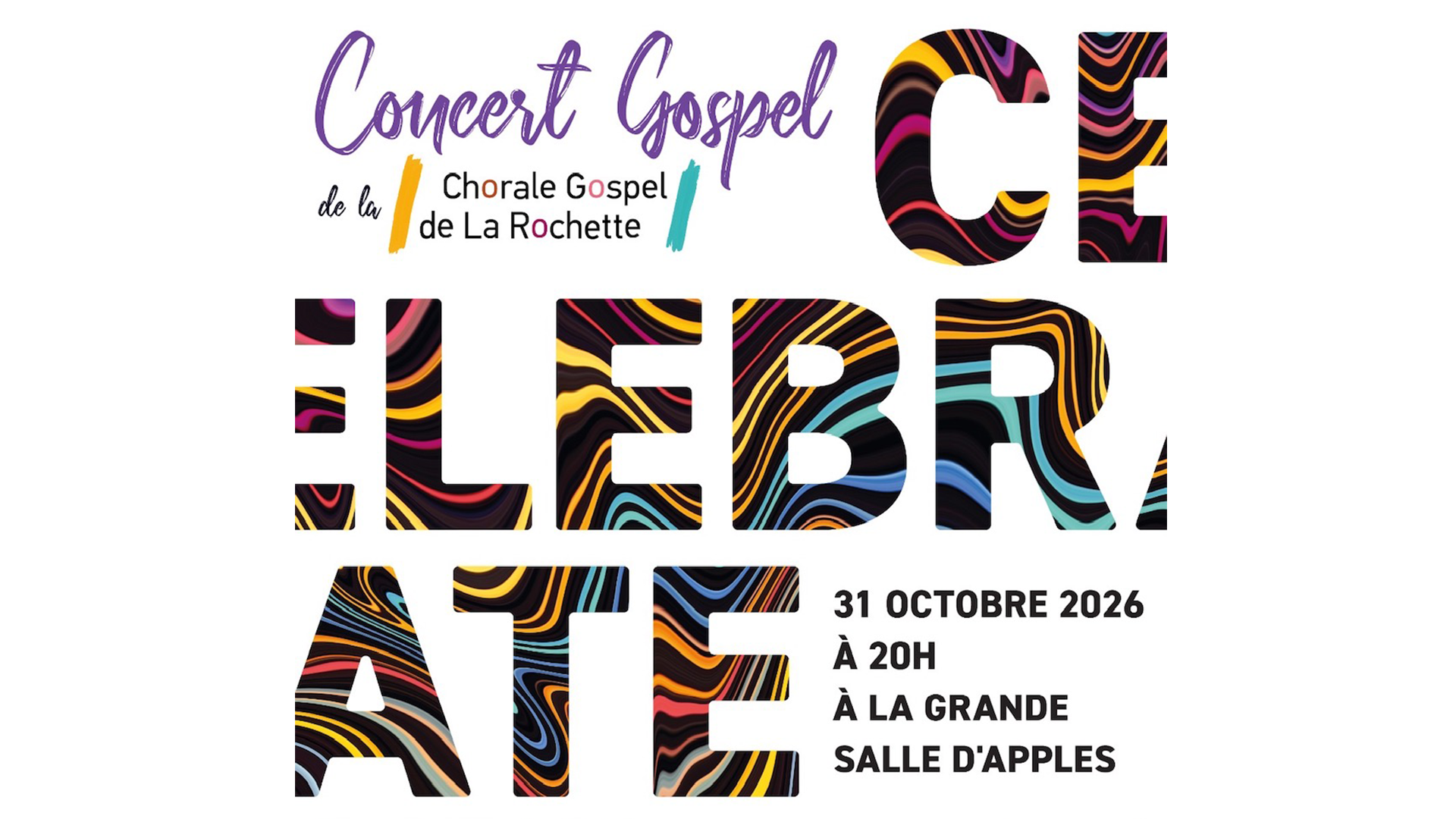Flyer Concert Gospel Apples