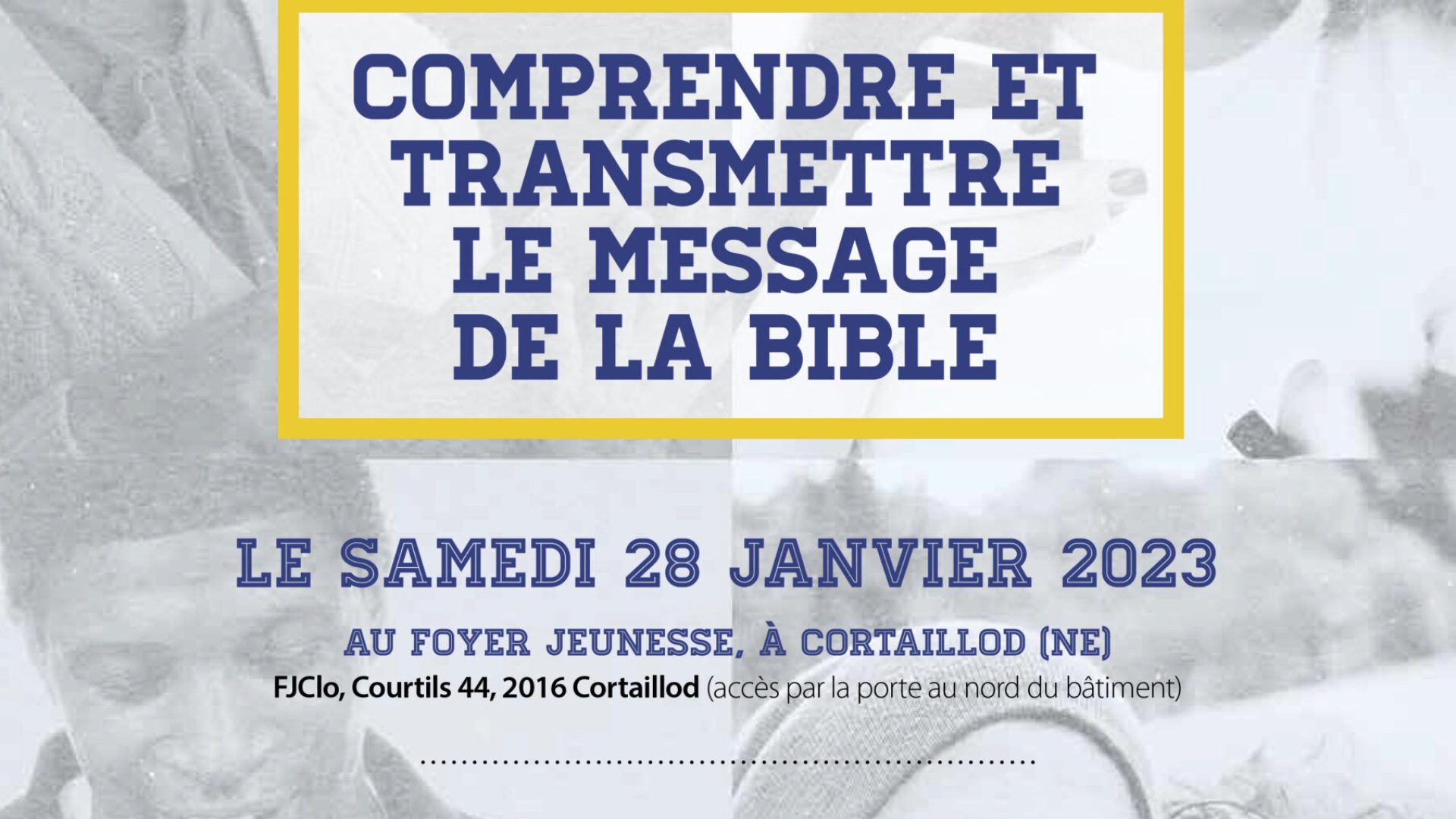 Le samedi 28 janvier : une journée pour mieux enseigner la Bible avec «Langham Preaching»