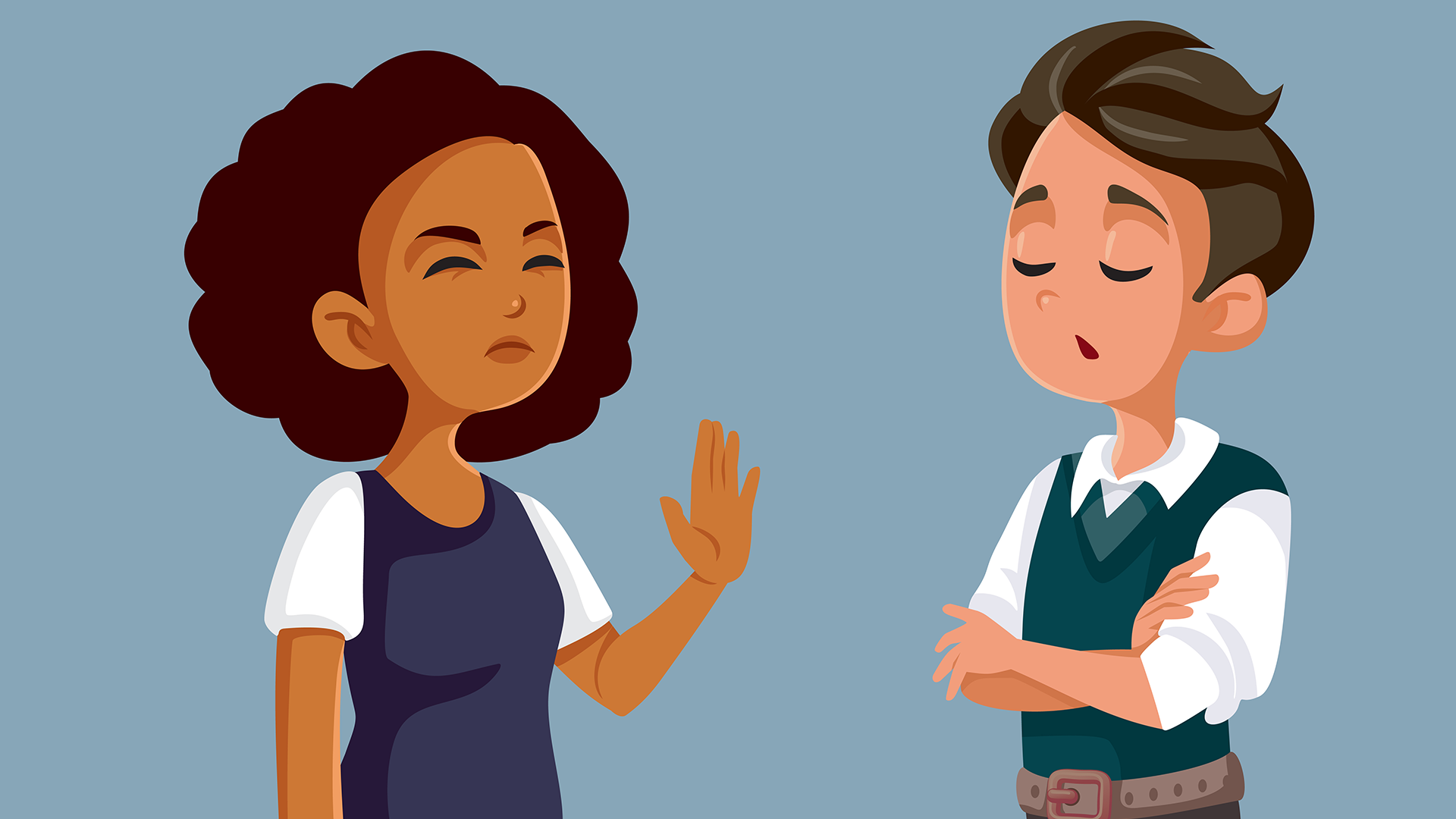 L'éducation à la sexualité inclut l'apprentissage du consentement et celui de savoir dire non.