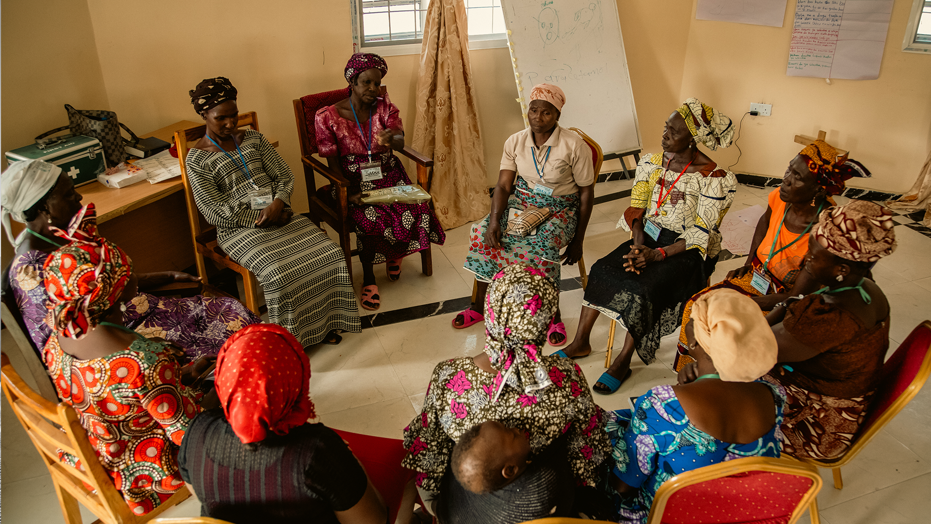 Femmes recevant des soins post-traumatiques au Centre Shalom/Nigéria