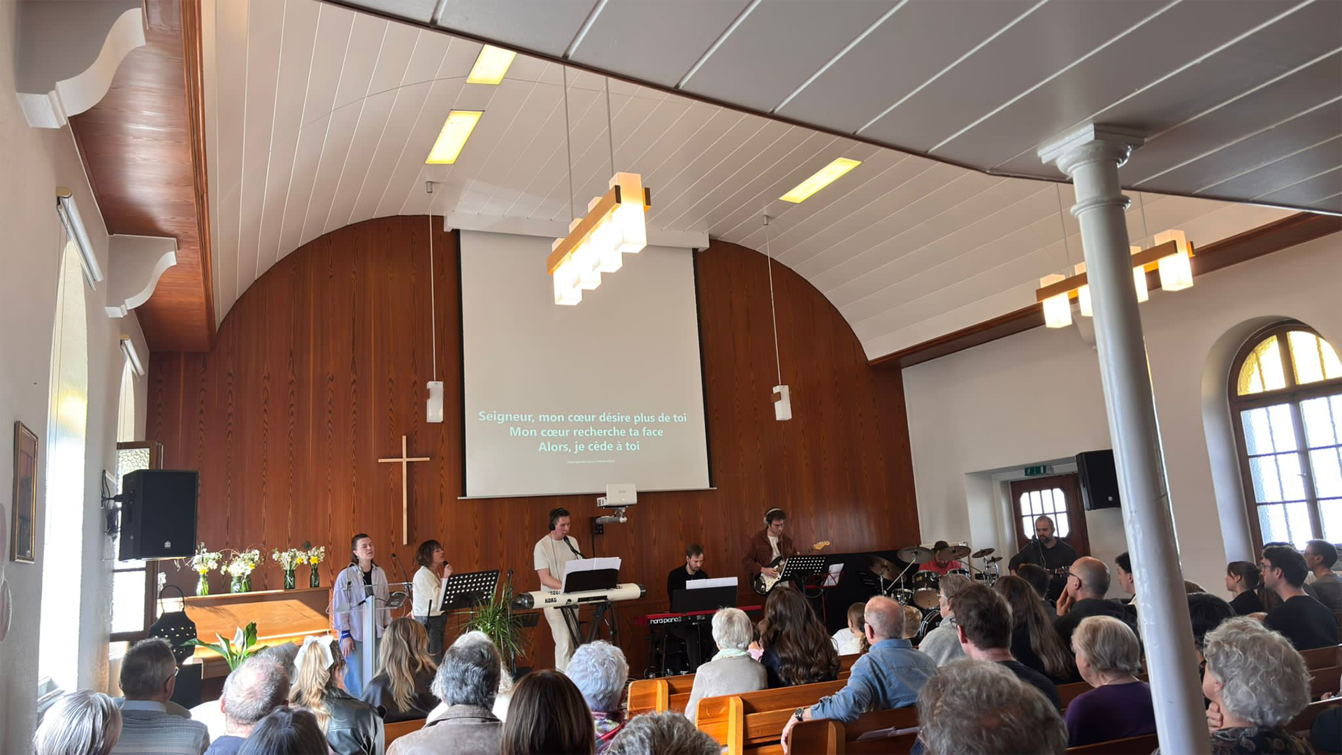 Culte inter-Eglises à Reconvilier, dimanche de Pâques 2026.