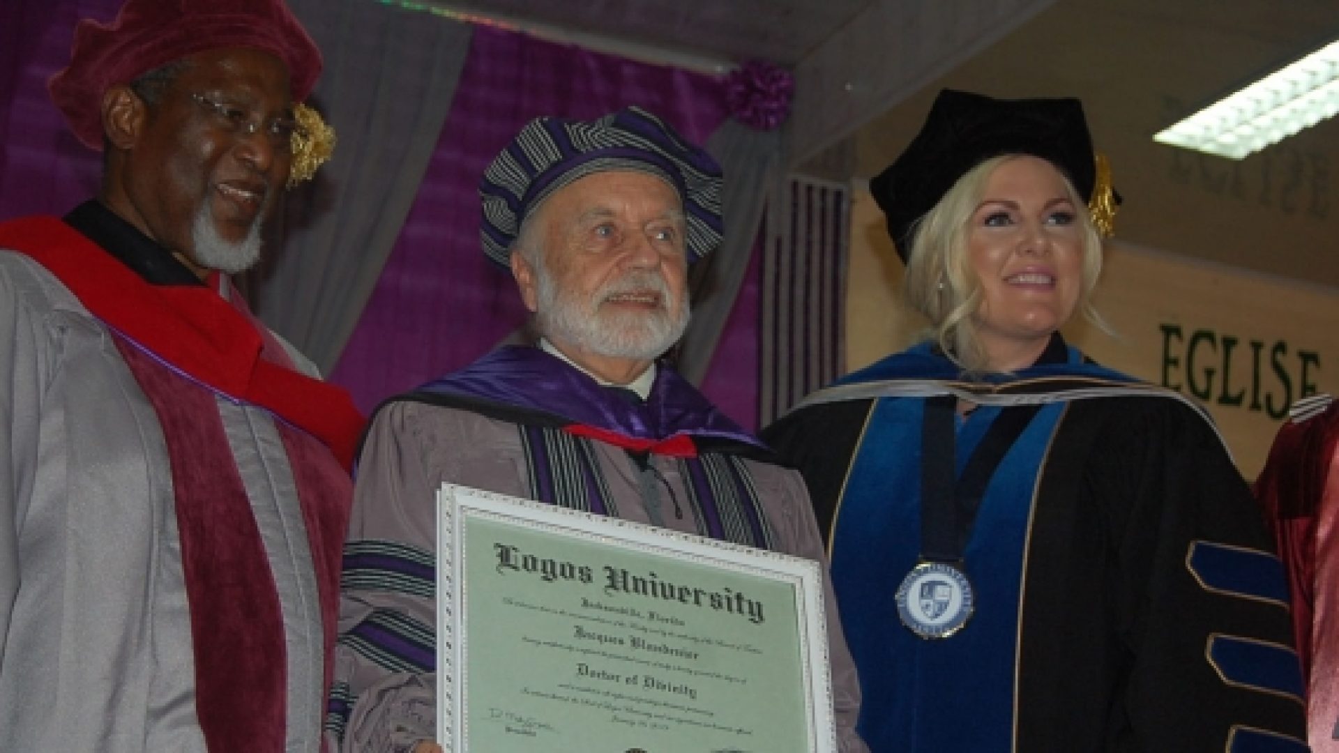 Burkina Faso: Jacques Blandenier reçoit un doctorat honoris causa