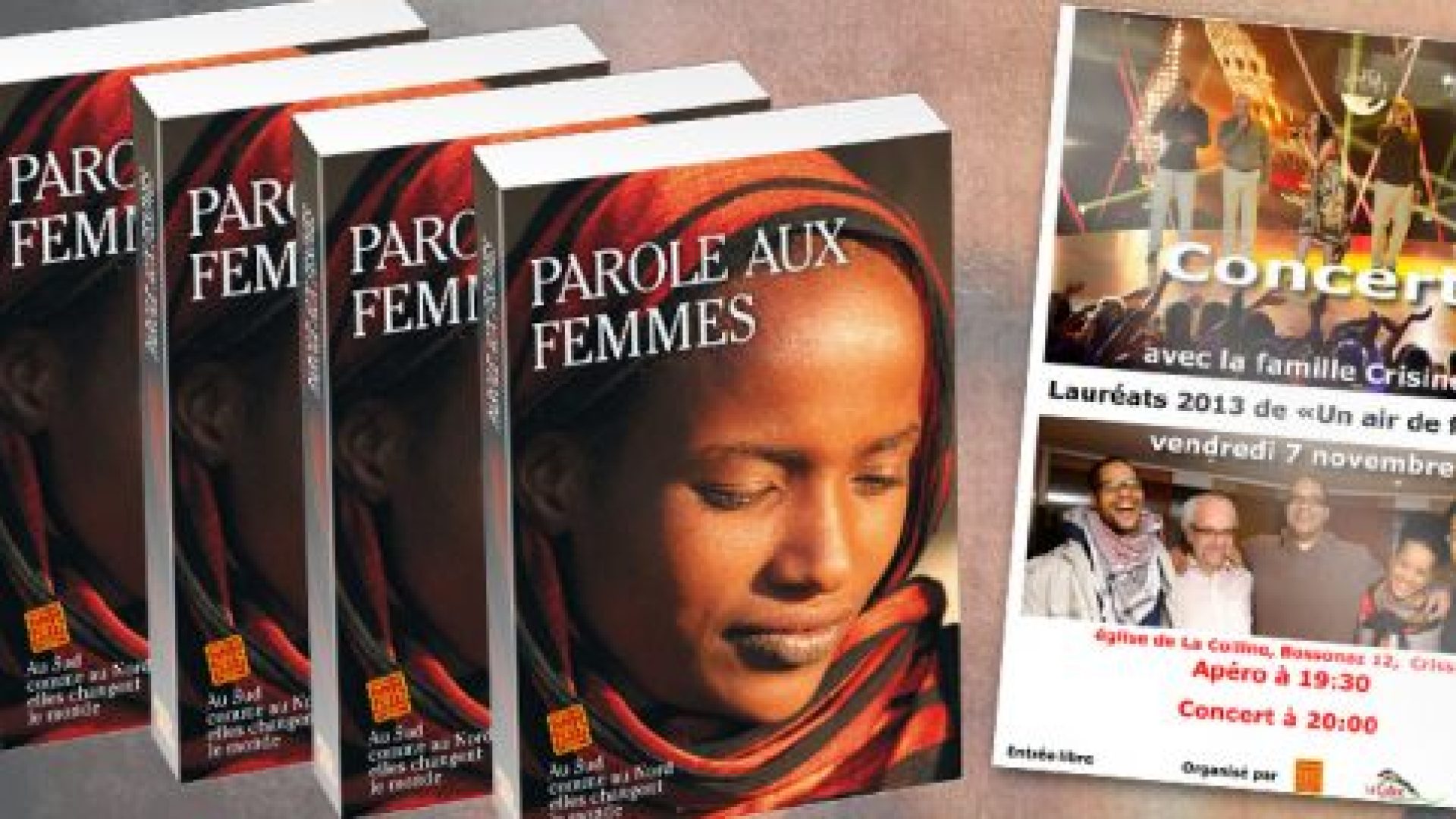 7 novembre : la famille Crisinel au vernissage de "Parole aux femmes"