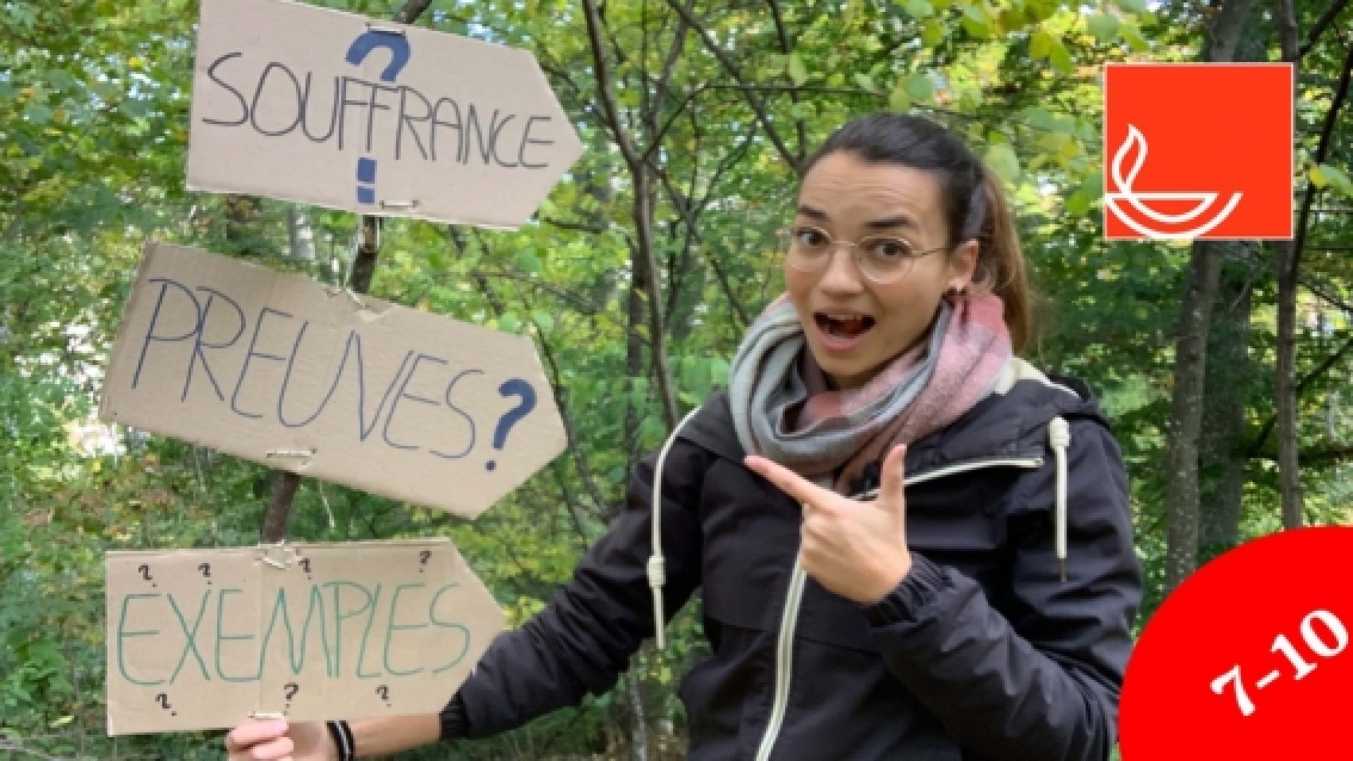 Natacha répond aux questions des enfants