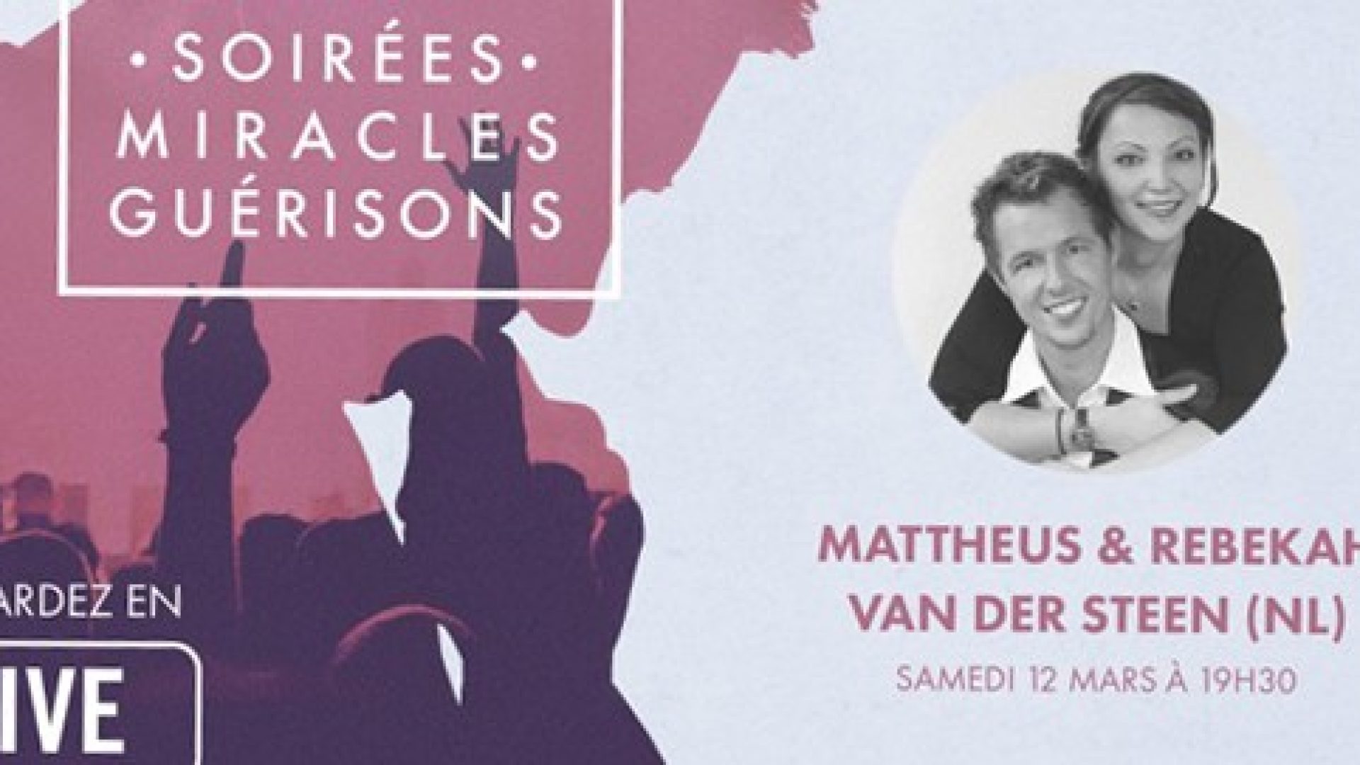 12 mars : la Soirée miracles et guérisons à Oron en direct sur le site de l’AIMG