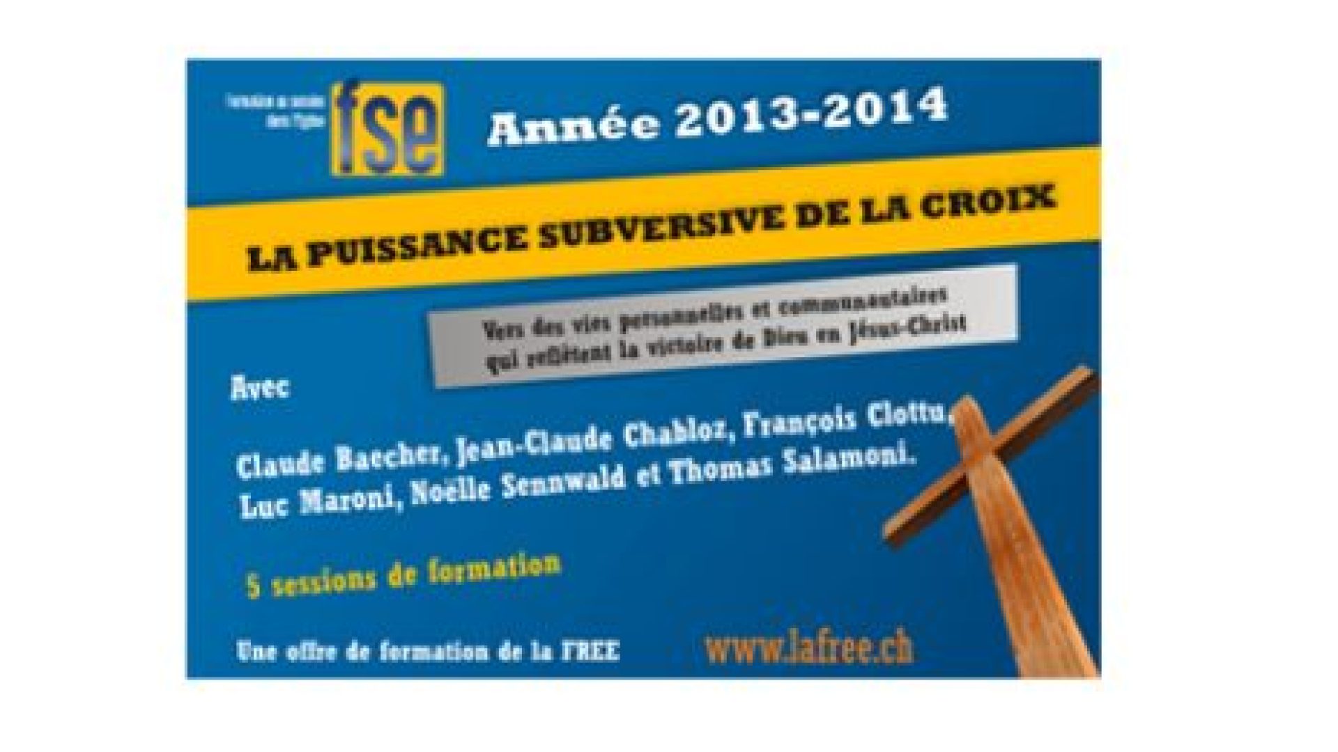 Trois formations pour développer son engagement chrétien en 2013-2014