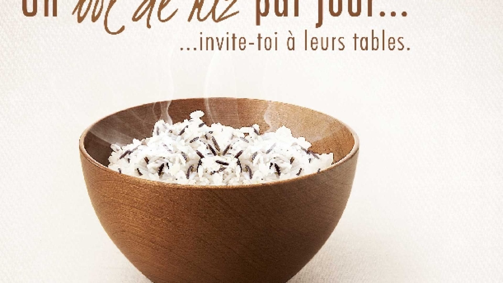 Action « Un bol de riz par jour » : les recettes du chef Thierry Schlatter et le clip humoristique de lancement