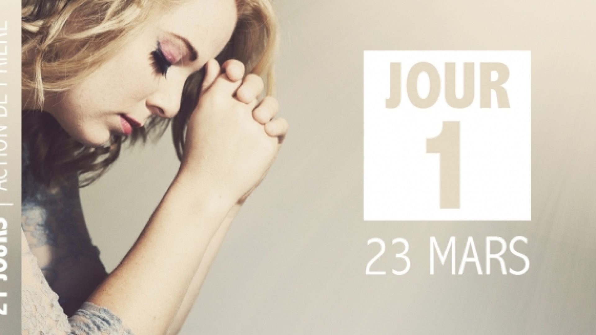 Jour 1: «Notre Père, guéris notre pays» (23 mars)