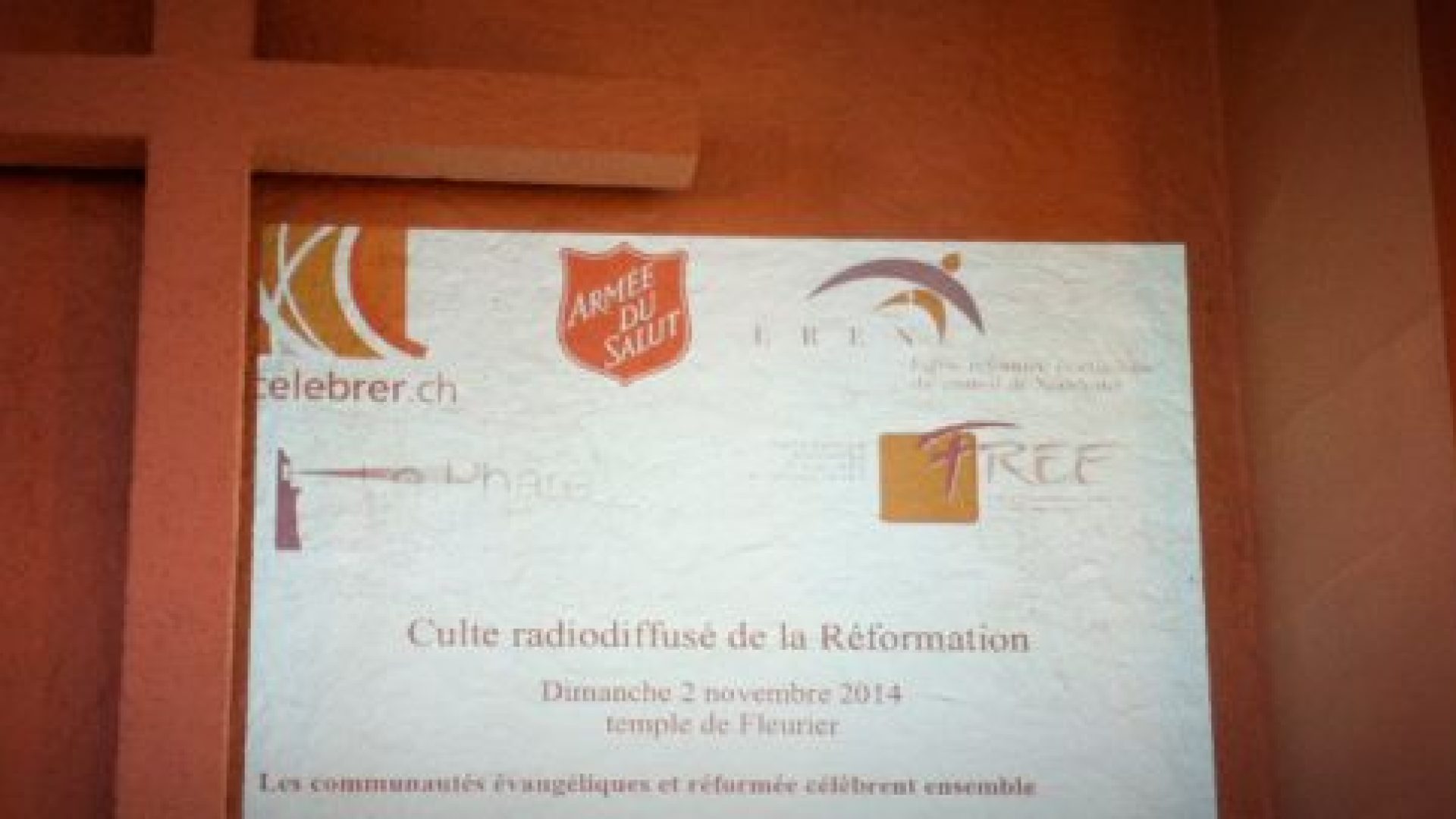 Val-de-Travers : réformés et évangéliques ensemble pour le culte de la Réformation sur RTS-Espace 2