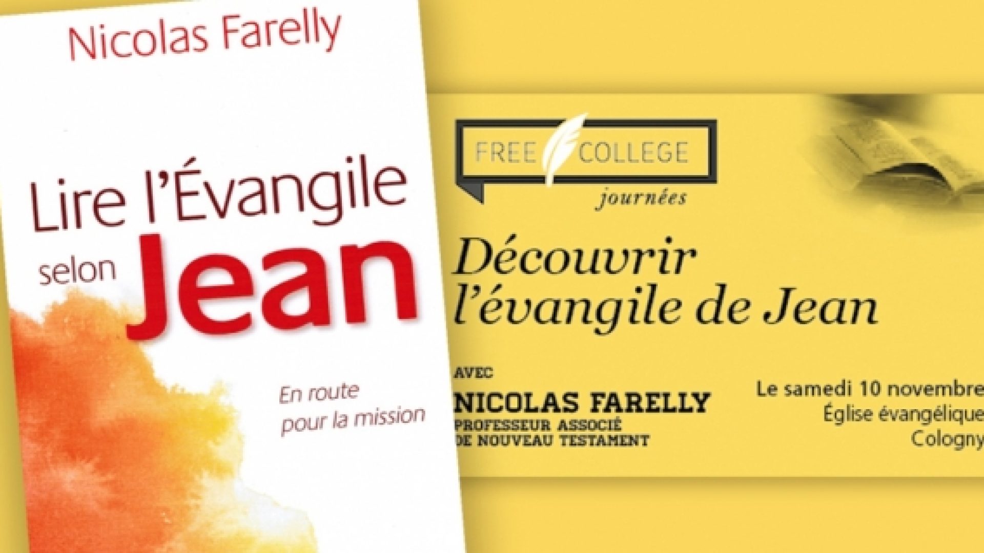 Un petit livre de Nicolas Farelly pour mieux «Lire l’Evangile selon Jean»