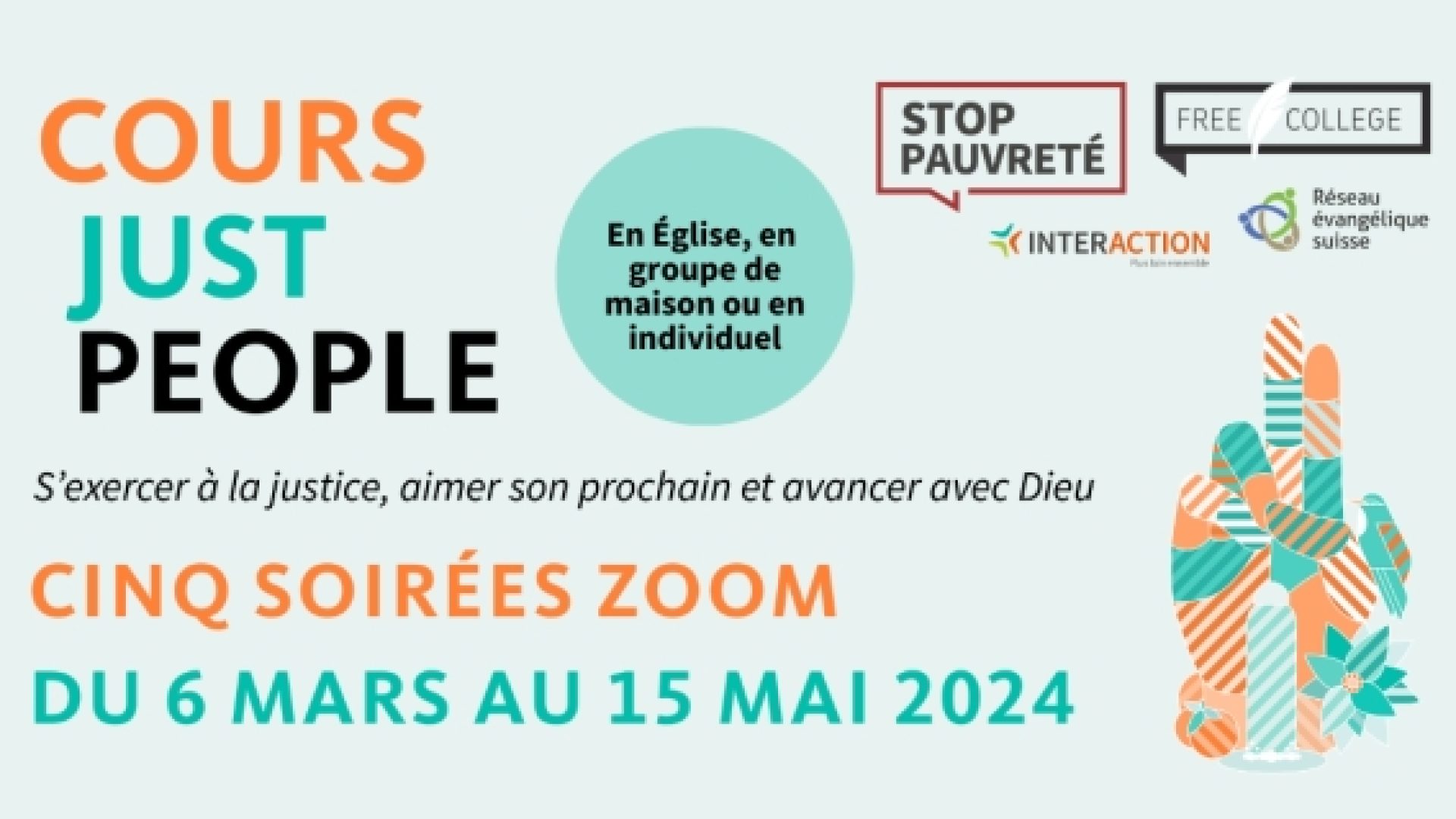 Cours Just People sur la crise climatique et la justice Nord-Sud: une présentation de Serge Carrel