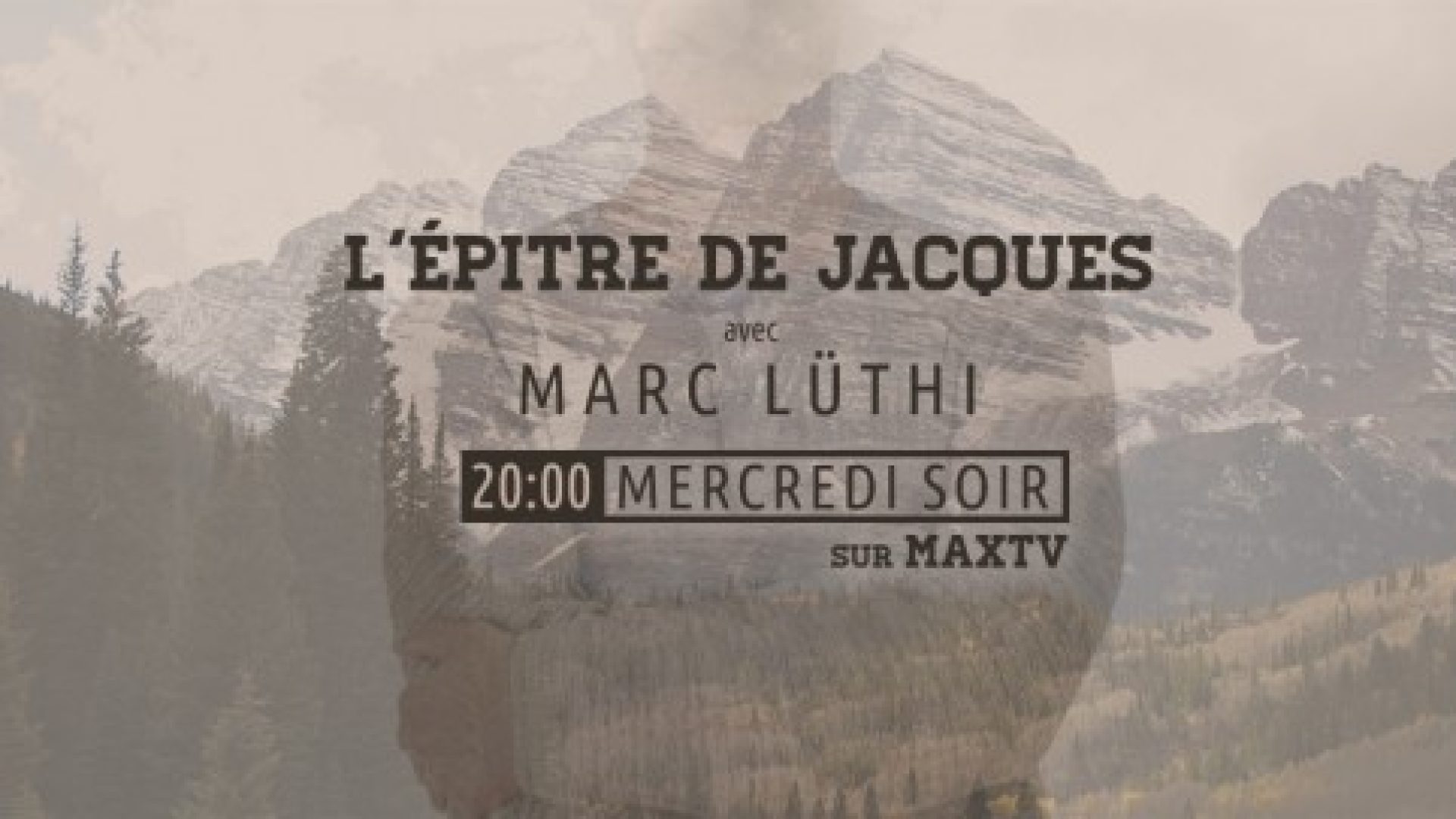 Pâques : Marc Lüthi pour 6 mercredis à 20h sur Maxtv