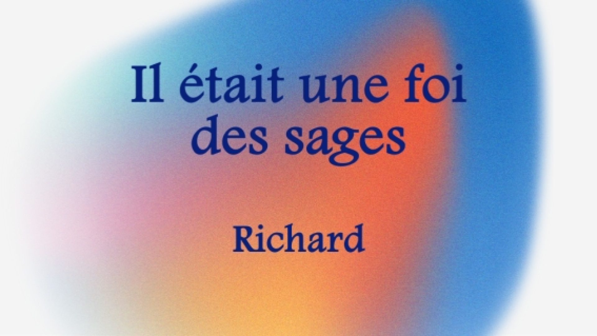 Il était une foi des sages [6]