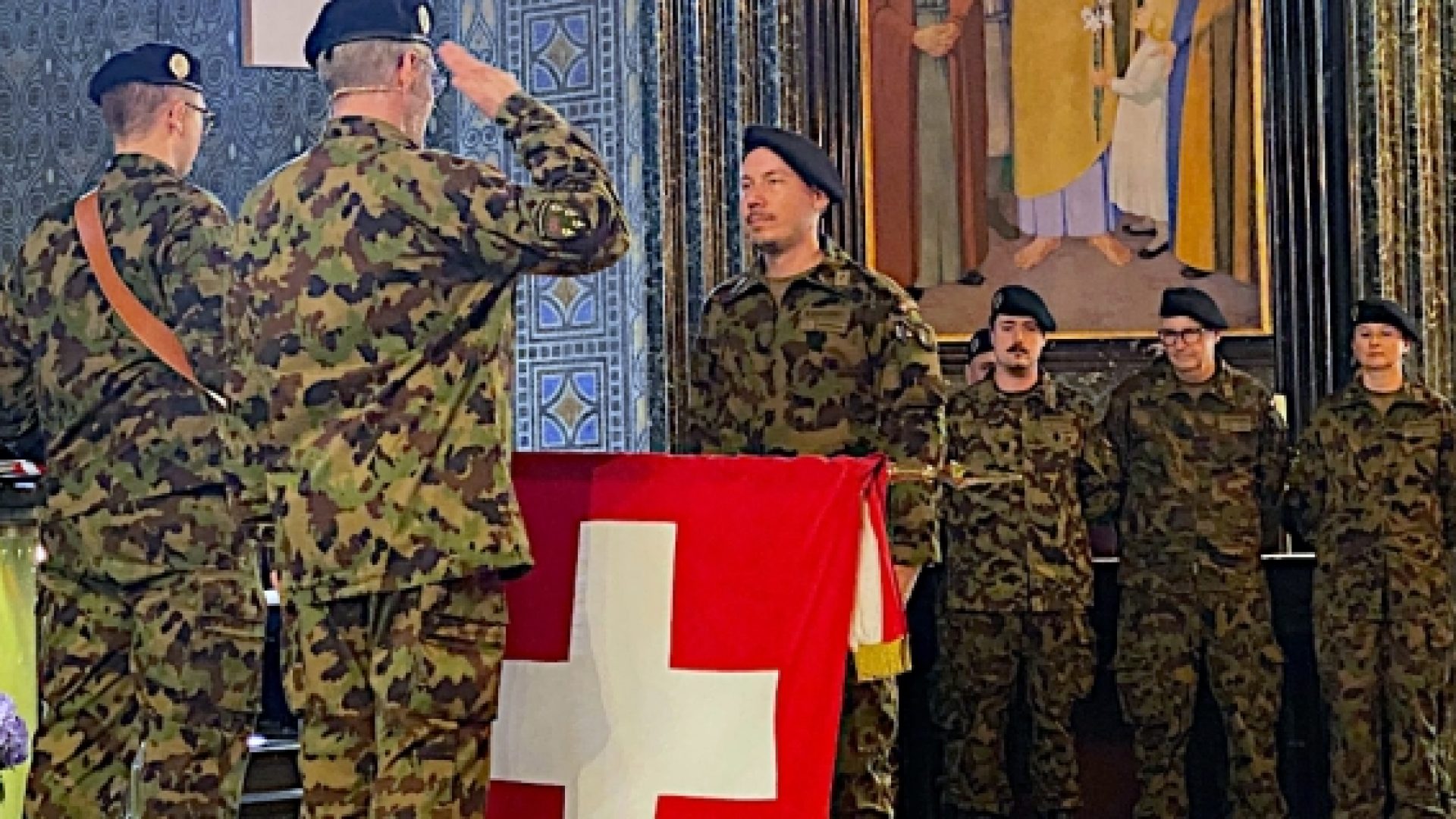 Le pasteur Nathanaël De Keuster a été promu capitaine aumônier dans l’armée