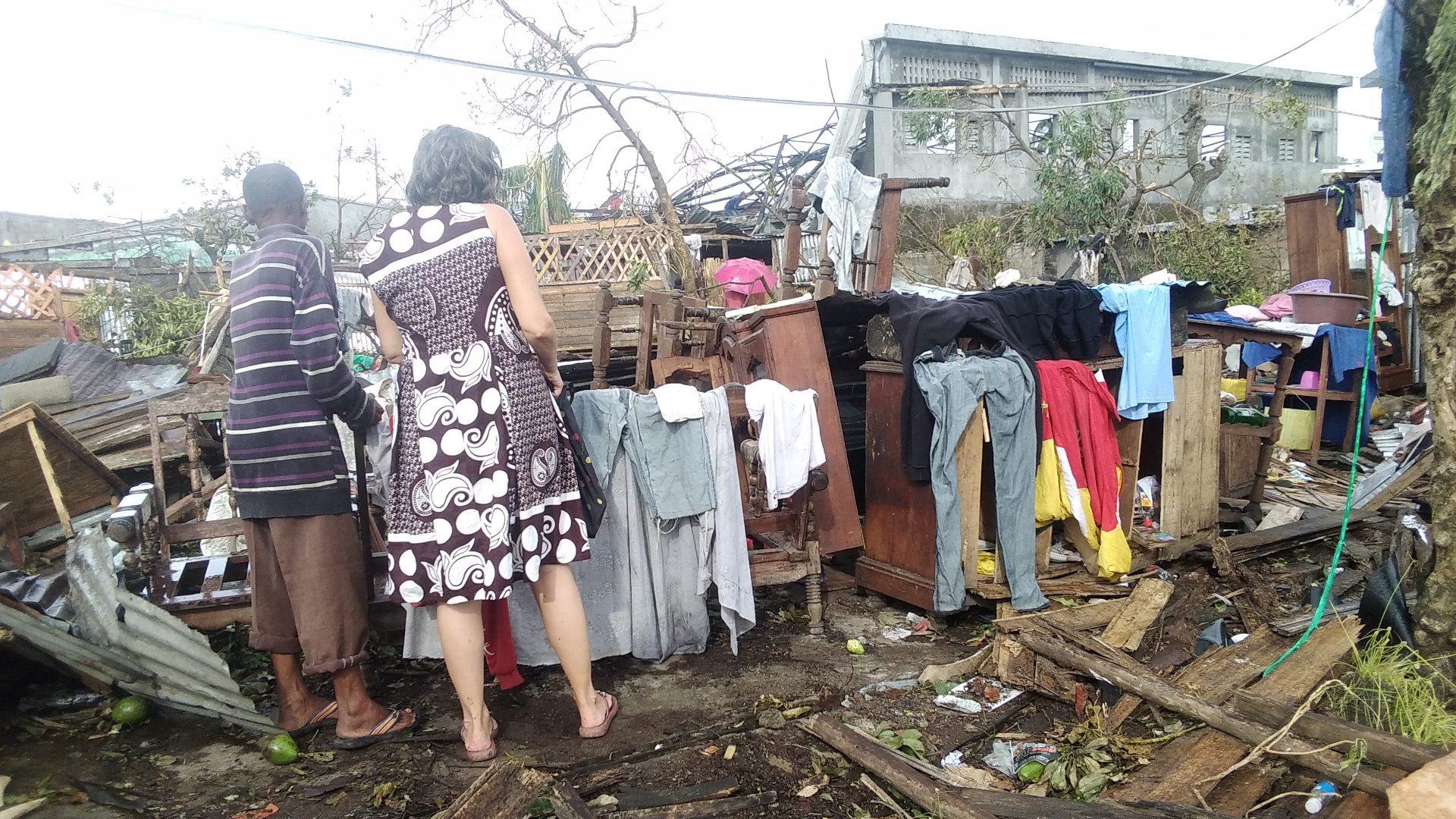 La maison d'un ami du couple Scheidegger a été complètement détruite.